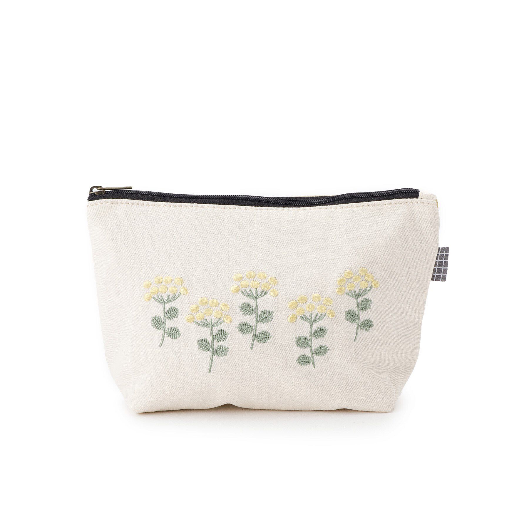 SHOO･LA･RUE「フラワー刺繍舟型ポーチ」|ポーチ|