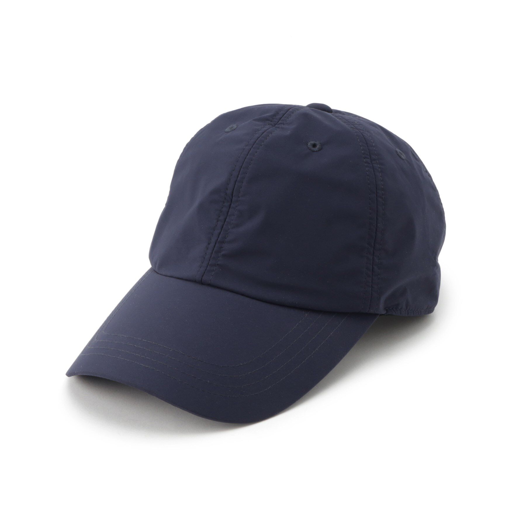 SHOO･LA･RUE「【UPF50＋／UVカット／遮熱／遮光】後ろドロストキャップ【サイズ調整】」|キャップ・キャスケット|ブルー(093)