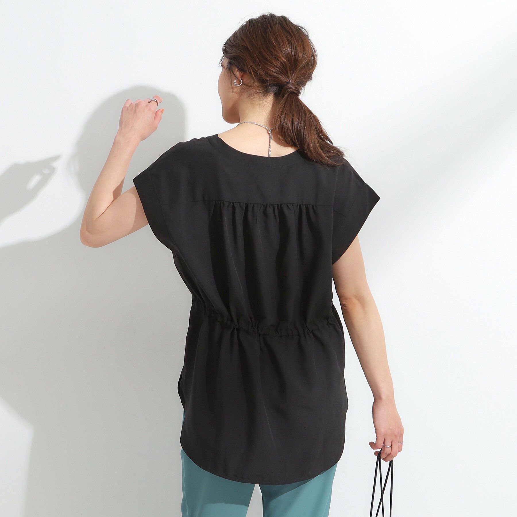 SHOO･LA･RUE「【S-LL】シルエットが変えられる サファリシャツ」|シャツ・ブラウス|