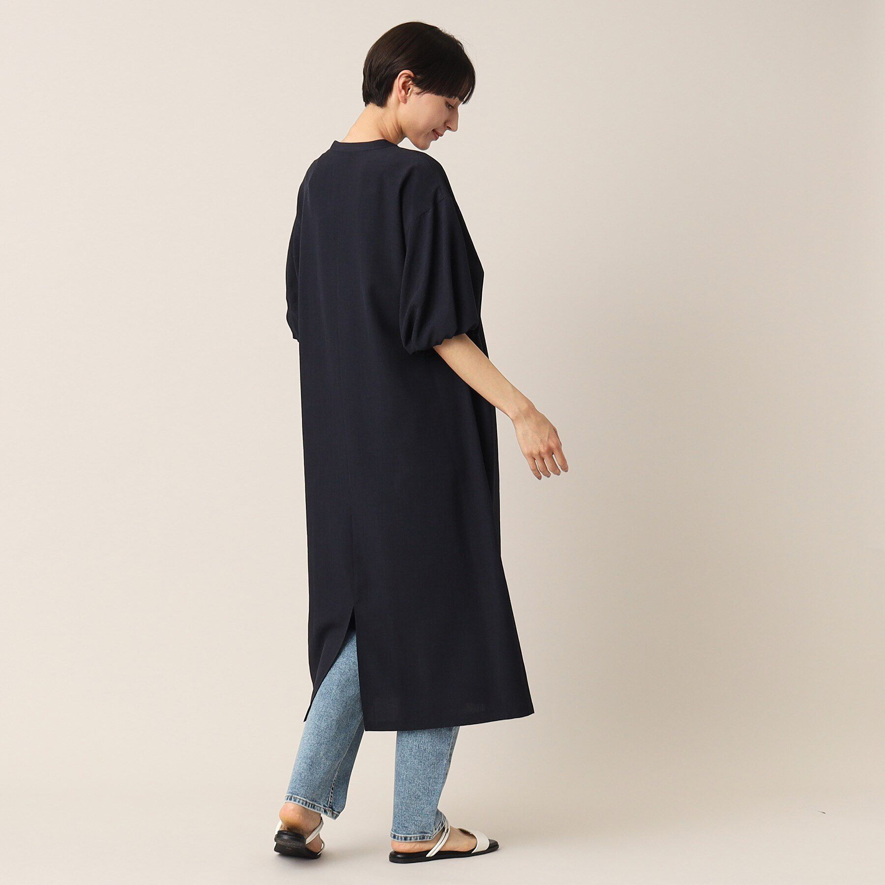 Dessin「【洗える】バルーンスリーブワンピース」|ワンピース|