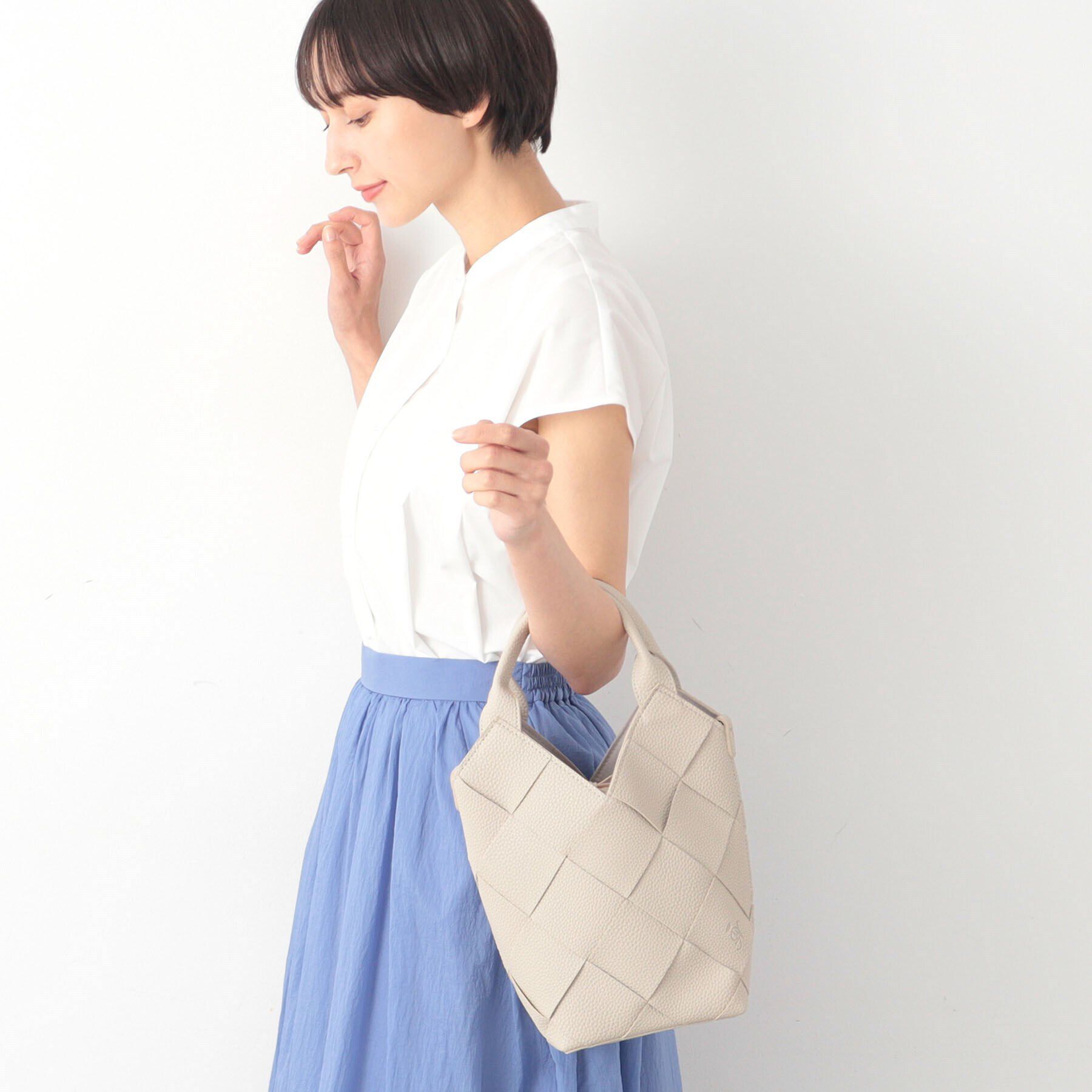 Dessin「2WAYメッシュトート」|トートバッグ|ライトグレー(011