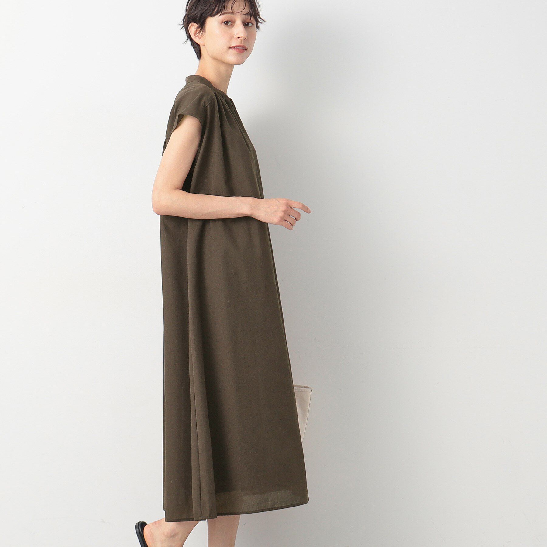 Dessin「【洗える】フレンチスリーブワンピース」|ワンピース|