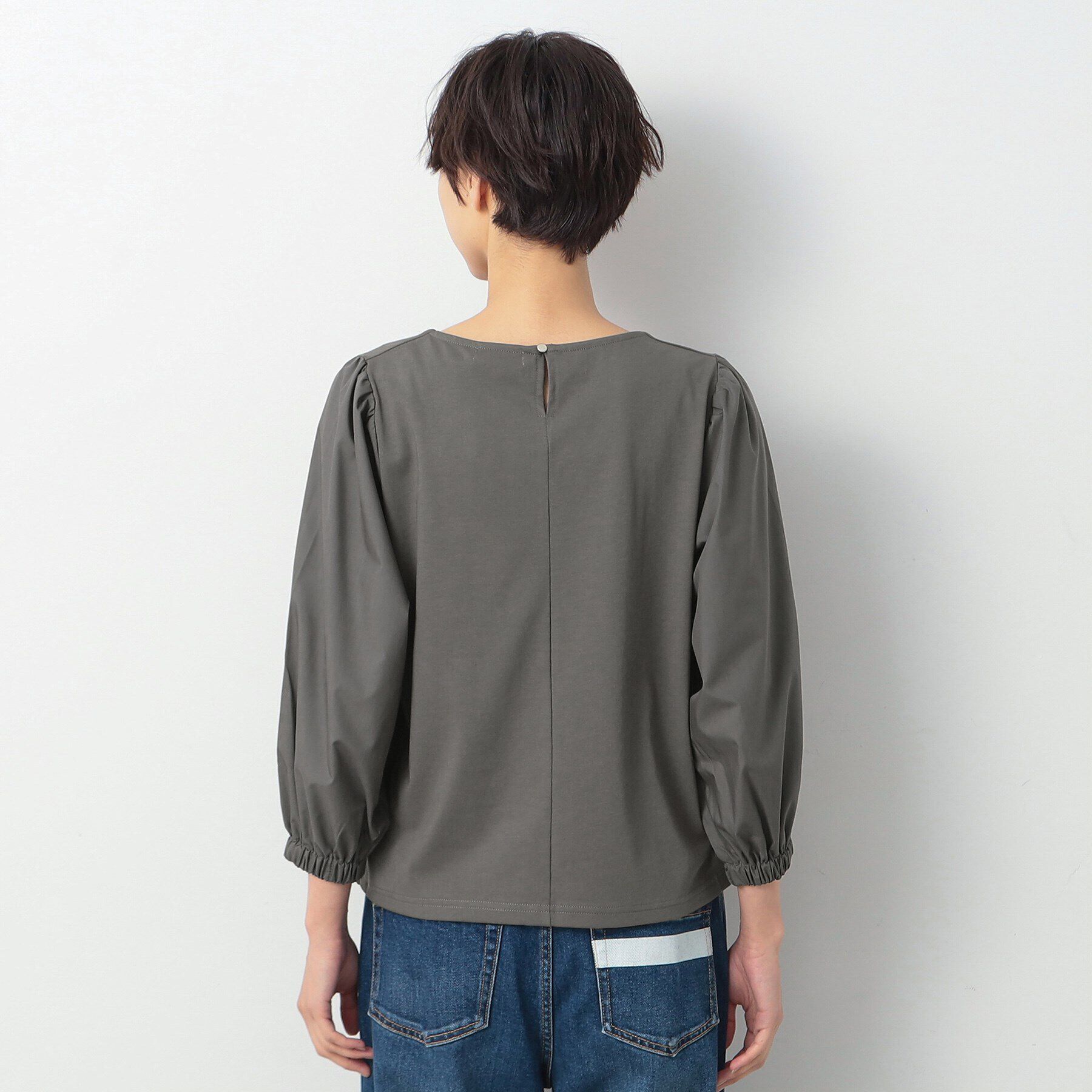 Dessin「【洗える】バルーンスリーブカットソージャージ」|Tシャツ・カットソー|