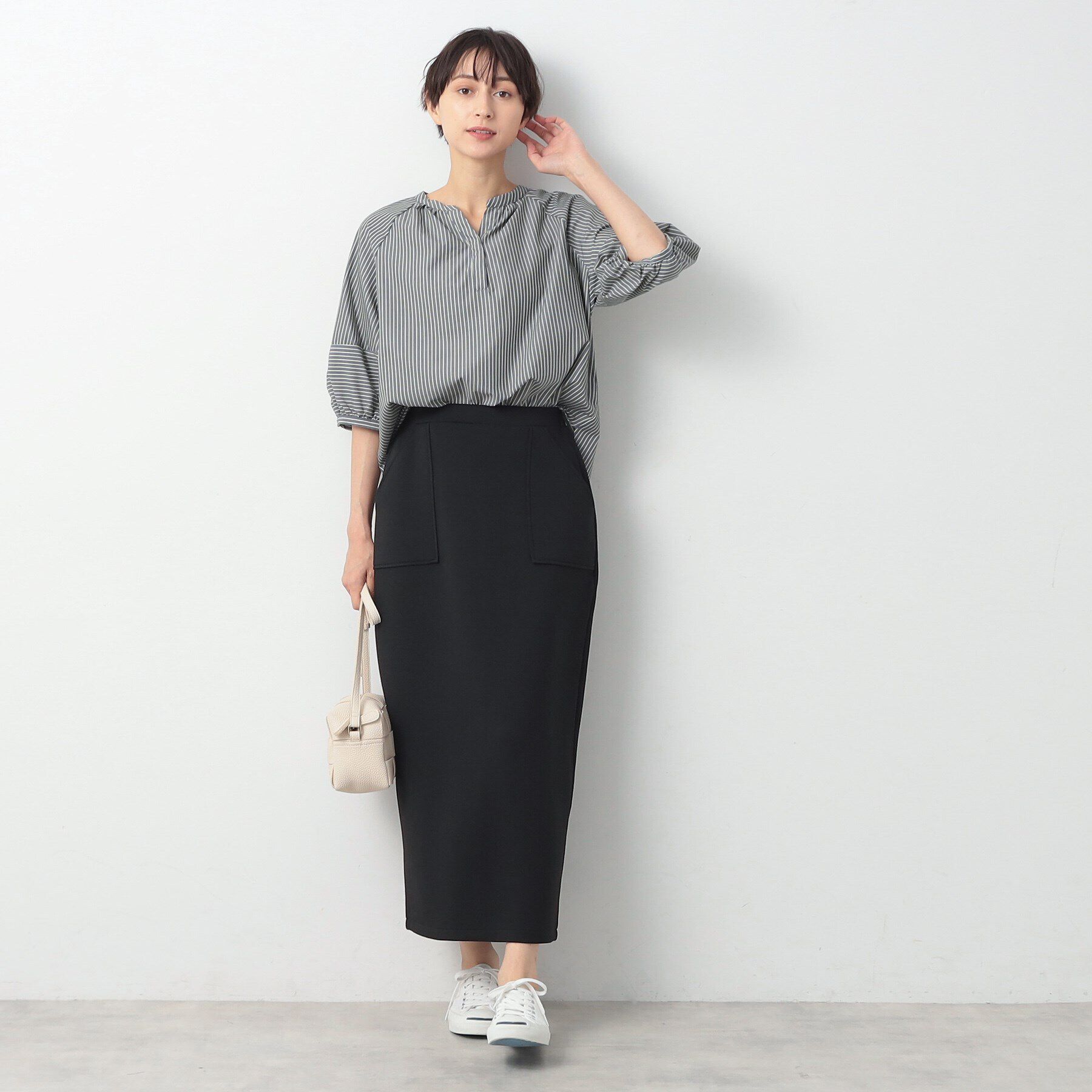 Dessin「【洗える】ランタンスリーブブラウス（XS～L）」|シャツ・ブラウス|