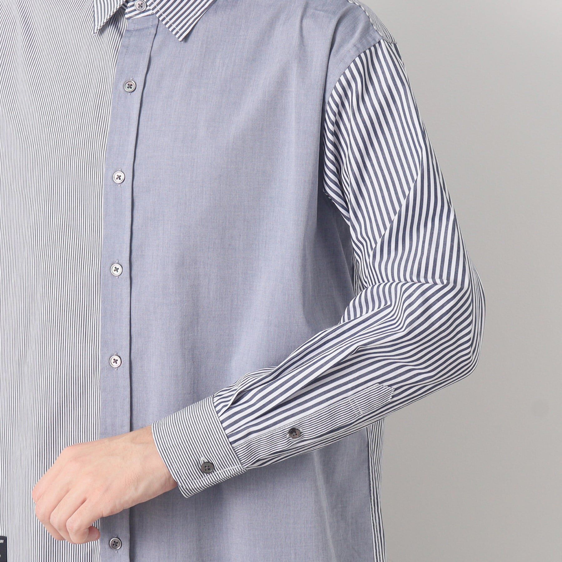 Dessin「柄切替シャツ」|シャツ・ブラウス|