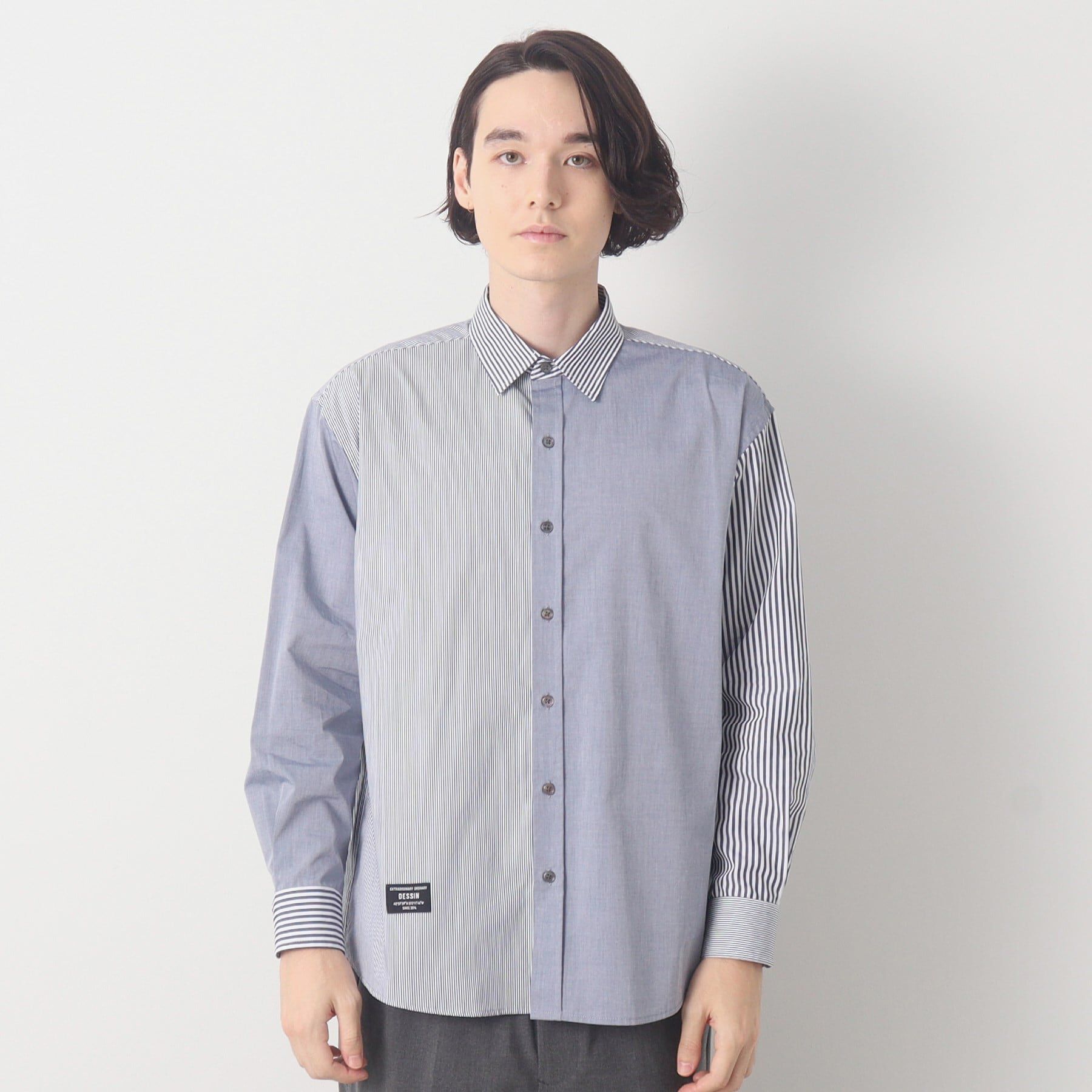 Dessin「柄切替シャツ」|シャツ・ブラウス|