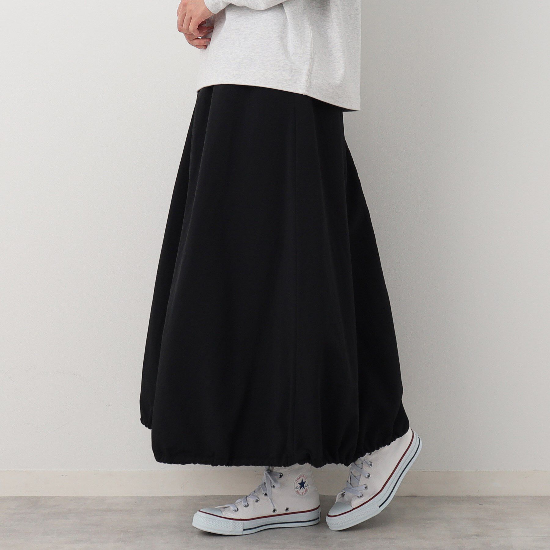 Dessin「中綿入り裾ドロストスカート」|スカート|
