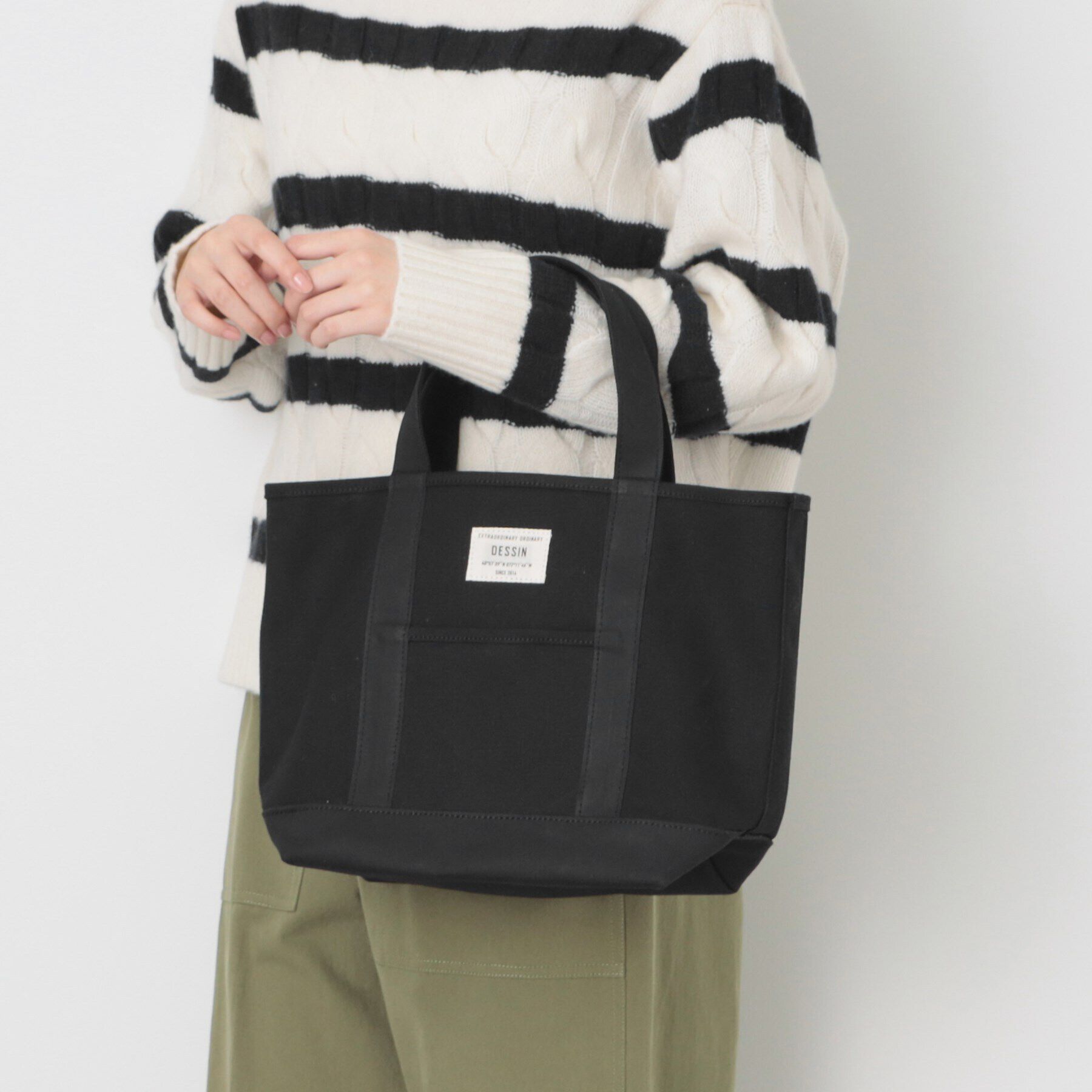 Dessin「6号帆布ボートバッグ」|トートバッグ|ブラック(019)