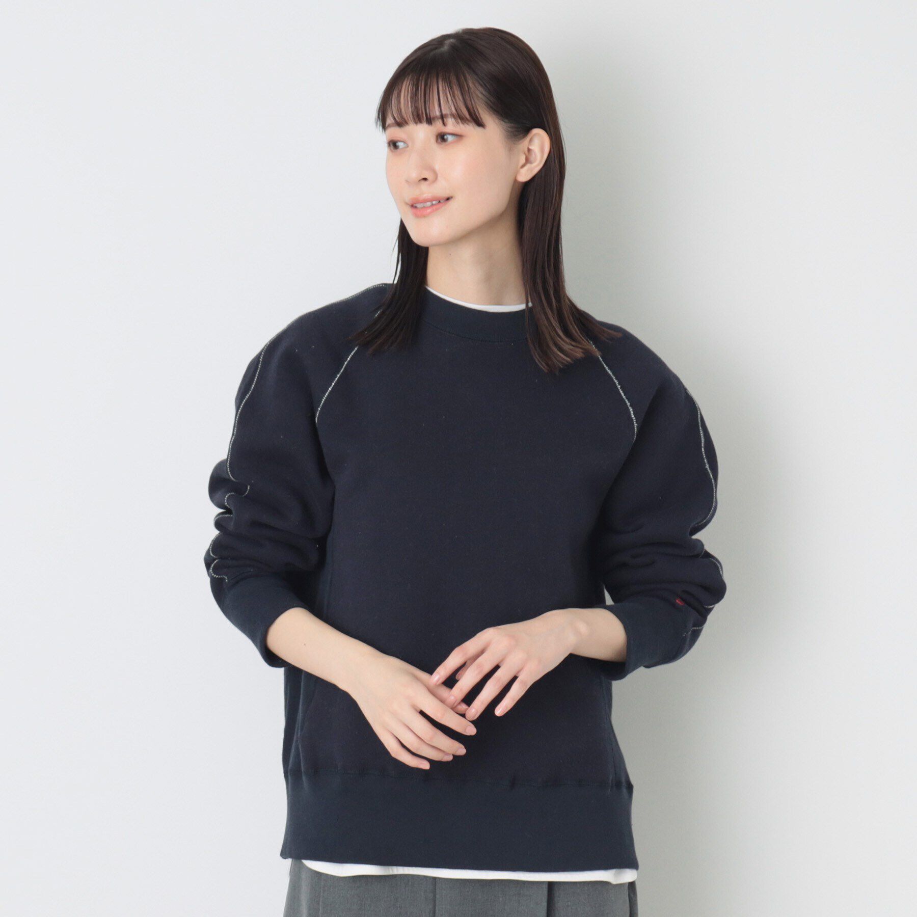 Dessin「【ユニセックス・日本製・洗える】吊り裏毛スウェット」|パーカー|