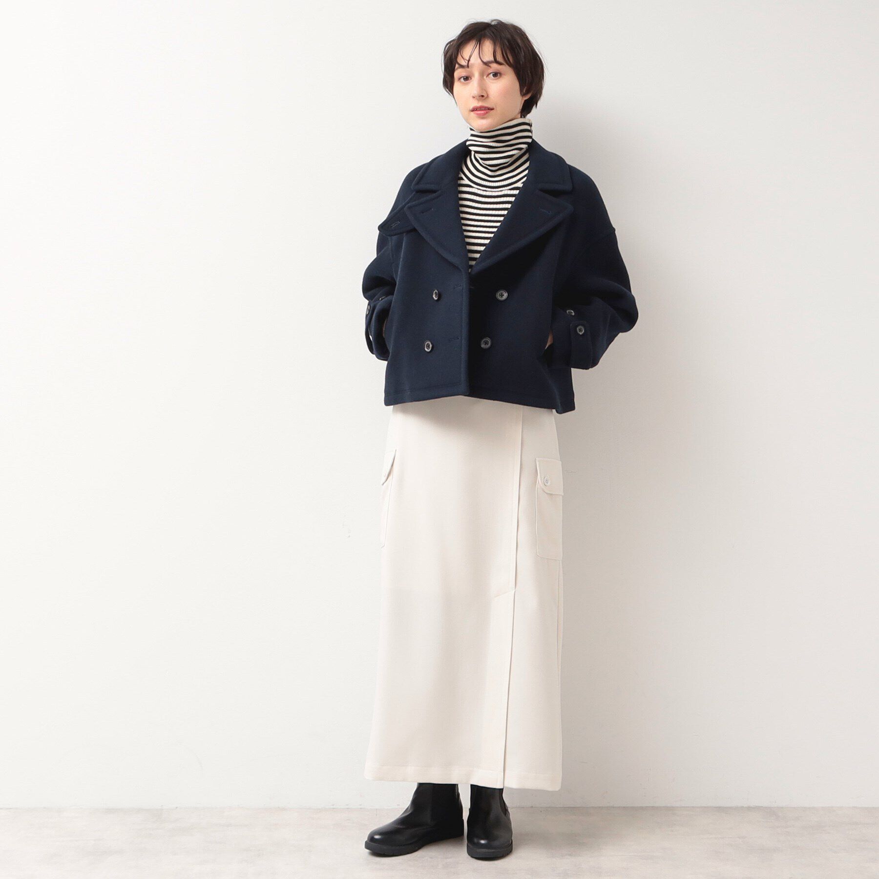 Dessin「ショートPコートジャケット」|ピーコート|