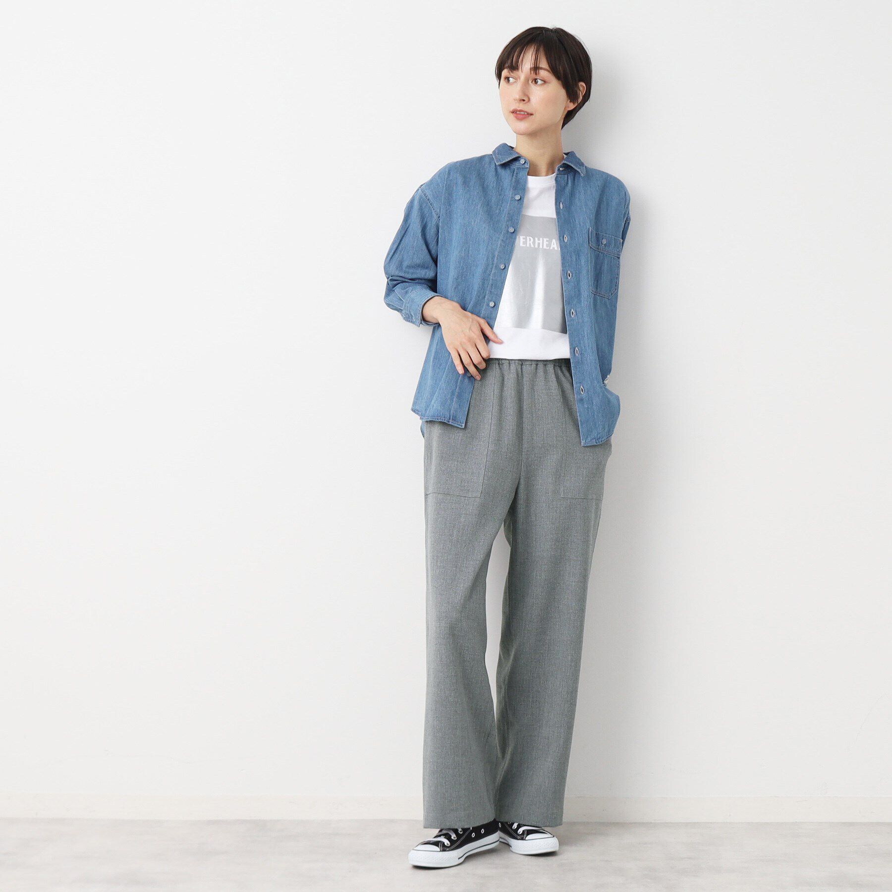 Dessin「【ウエストゴム・洗える】アウトポケット付きパンツ（XS～L）」|その他|