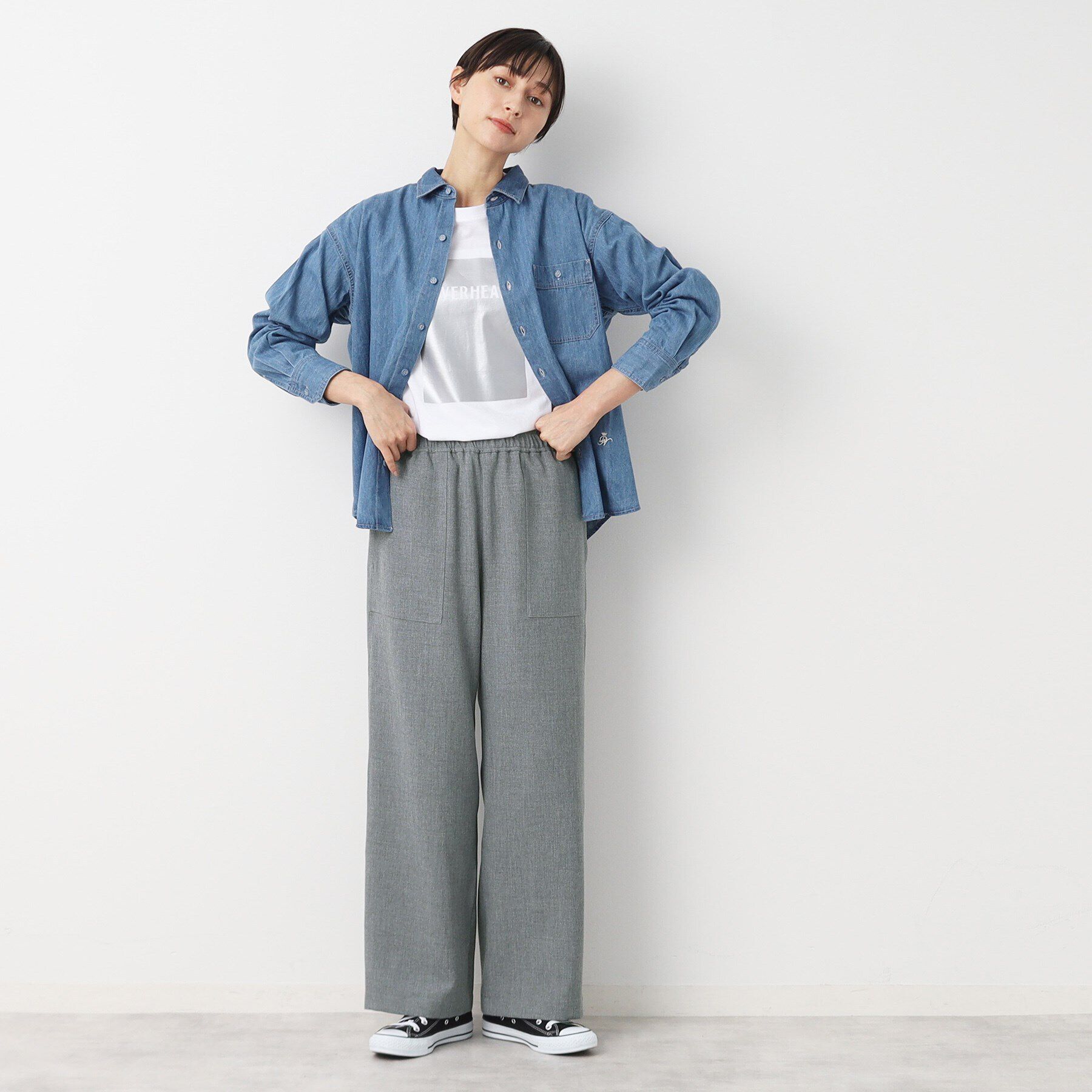 Dessin「【ウエストゴム・洗える】アウトポケット付きパンツ（XS～L）」|その他|