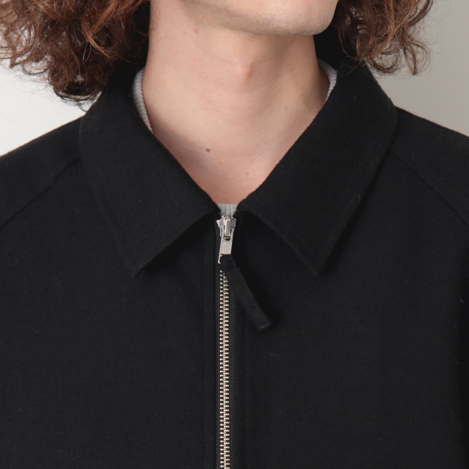 Dessin「バックチェック柄ジップアップブルゾン」|ブルゾン・スタジャン|