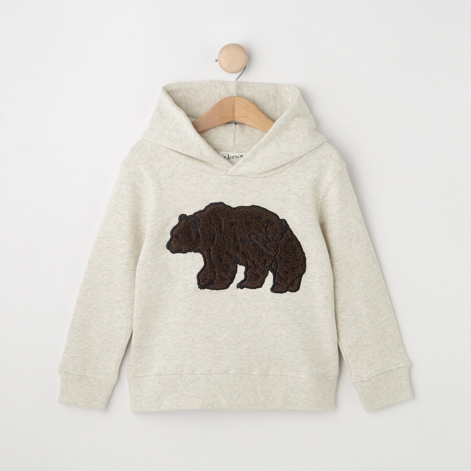 Dessin「【リンクコーデ】ベアパーカスウェット」|その他|グレージュ(050)