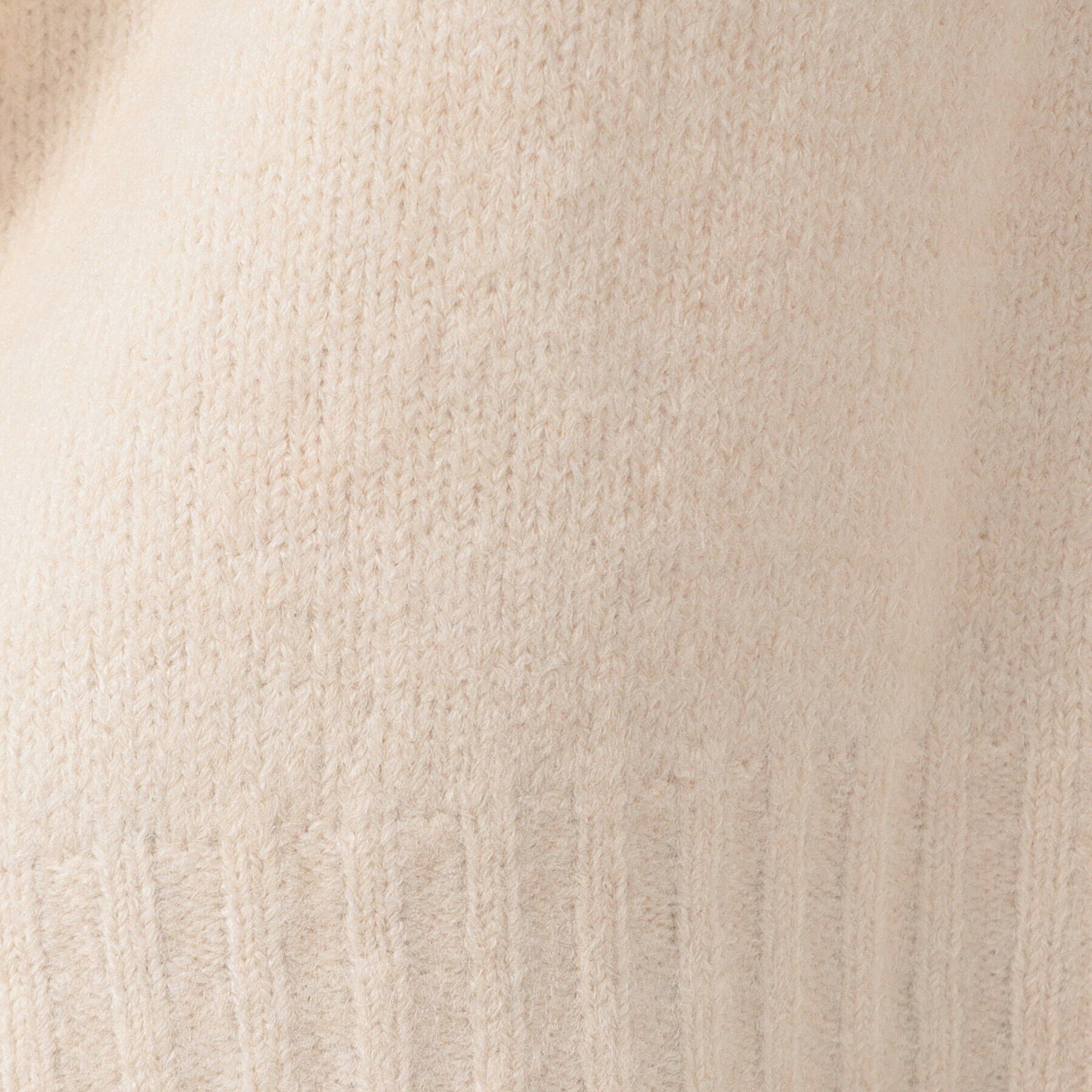 Dessin「【洗える】ショート丈ワイドクルーネックニット（XS～L）」|ニット・セーター|