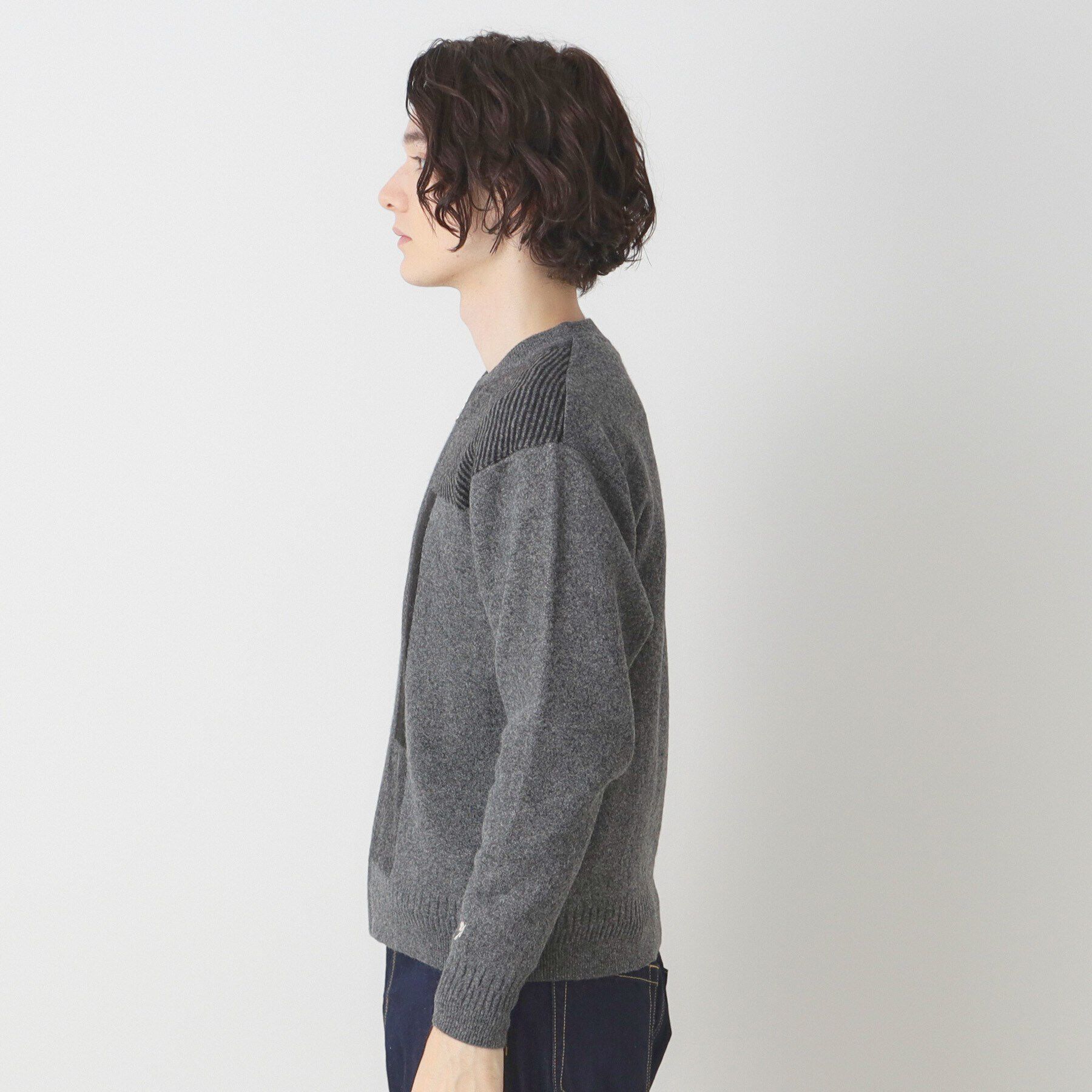 Dessin「ブロッキングジップカーディガン」|カーディガン|