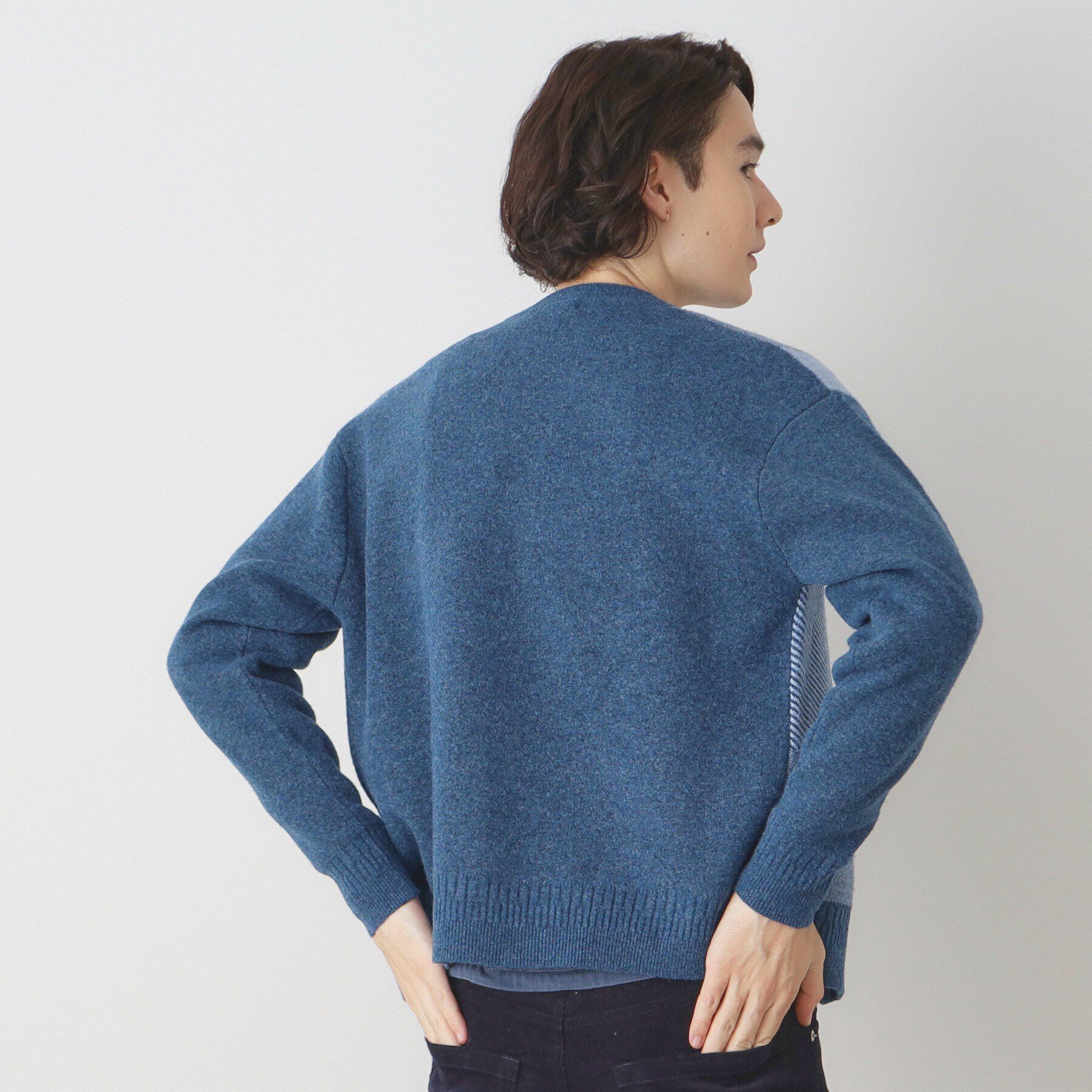 Dessin「ブロッキングジップカーディガン」|カーディガン|