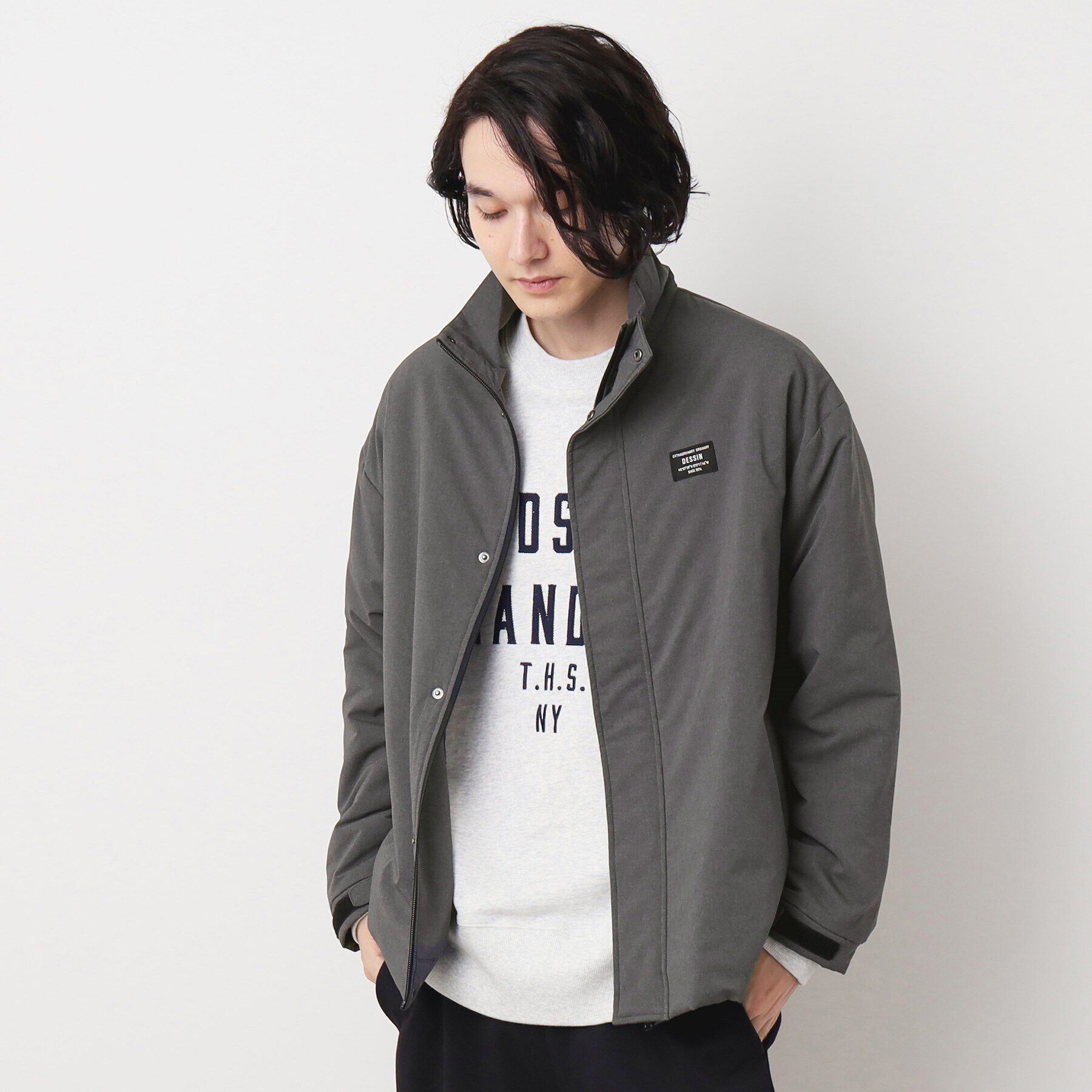 Dessin「【ユニセックス・撥水素材】中綿ブルゾン」|ブルゾン・スタジャン|