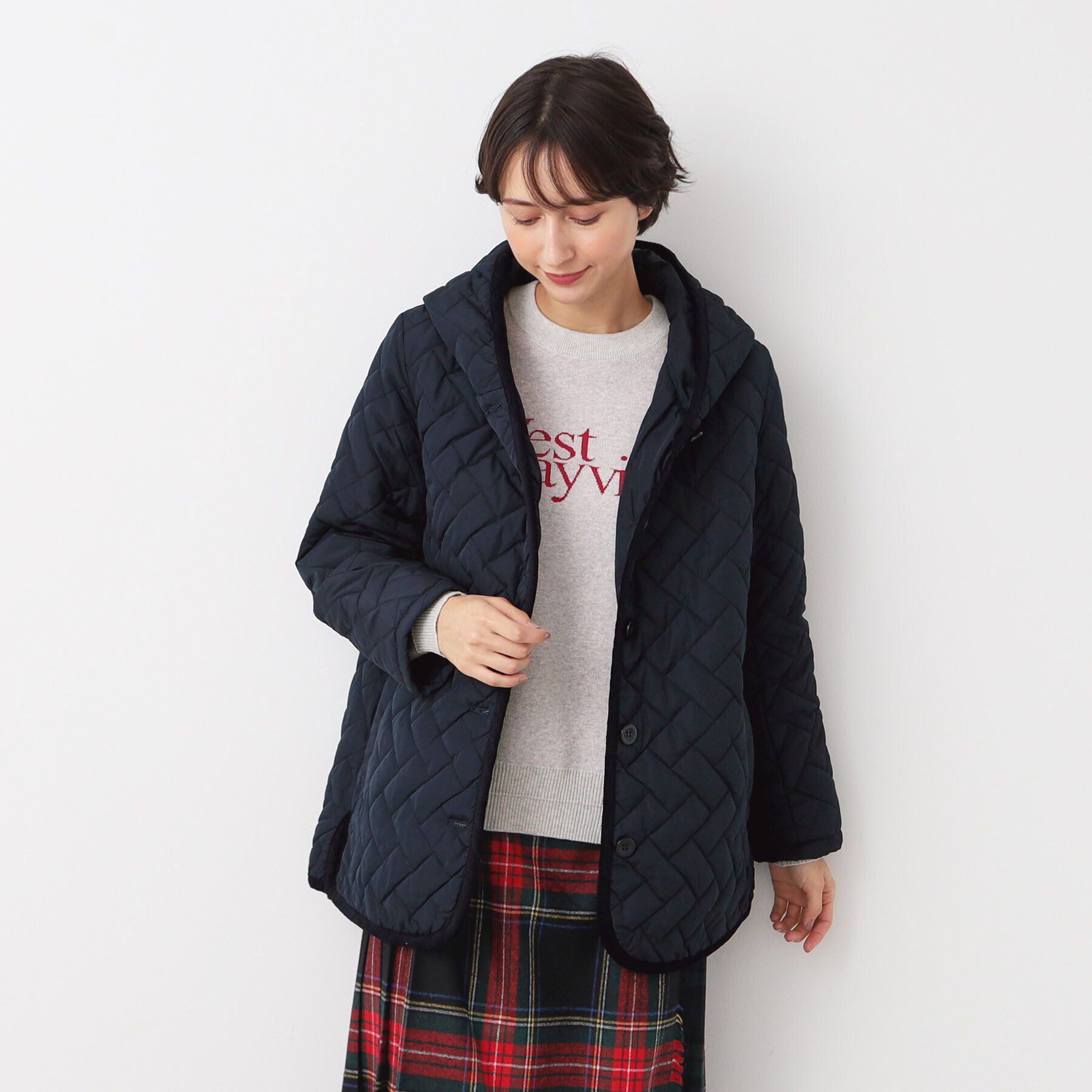 Dessin「キルトフーデッドジャケット（S～L）」|ブルゾン・スタジャン|