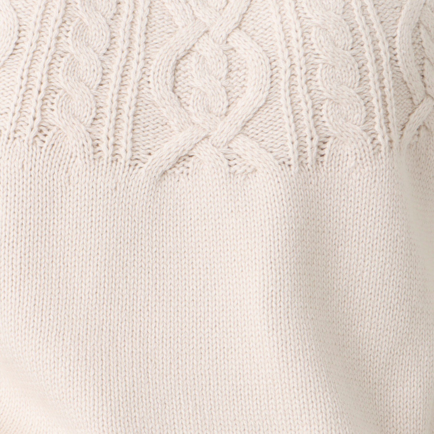 Dessin「【洗える・4サイズ展開】求心ケーブルニット（XS～L）」|ニット・セーター|