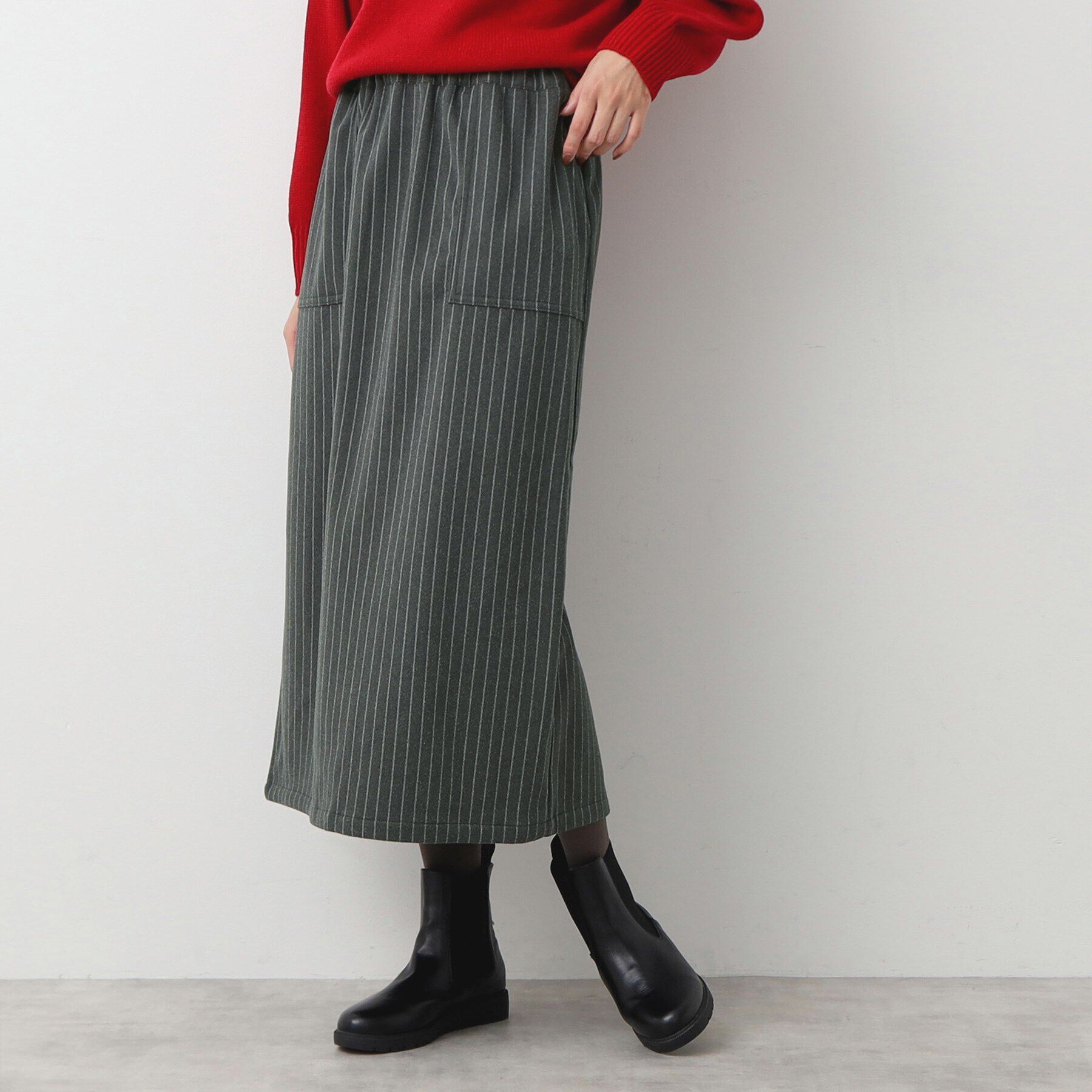 Dessin「【ウエストゴム・洗える】ベイカーポケットスカート（XS～L）」|スカート|