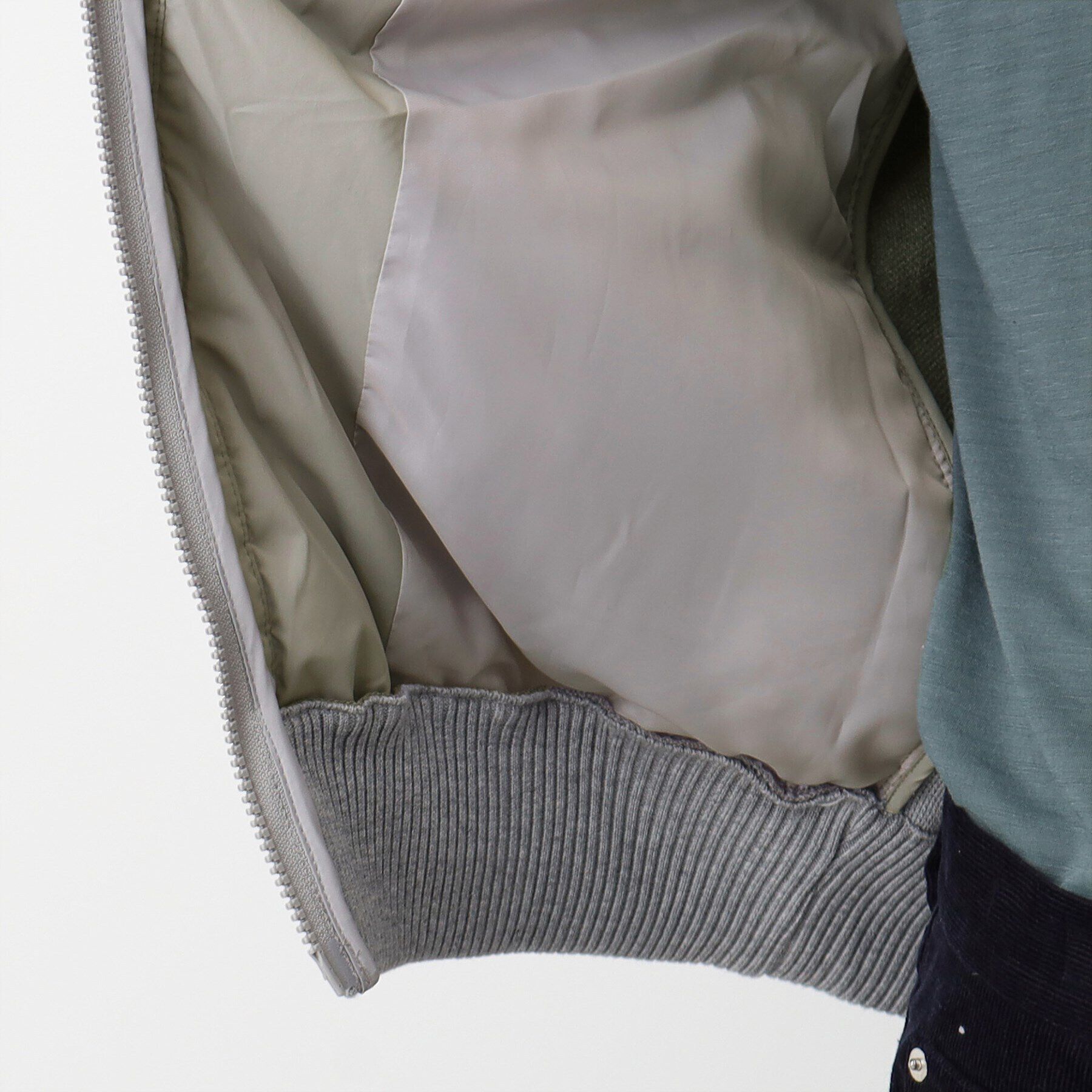 Dessin「【洗える】ニットタフタキルトジャケット」|ダウン|