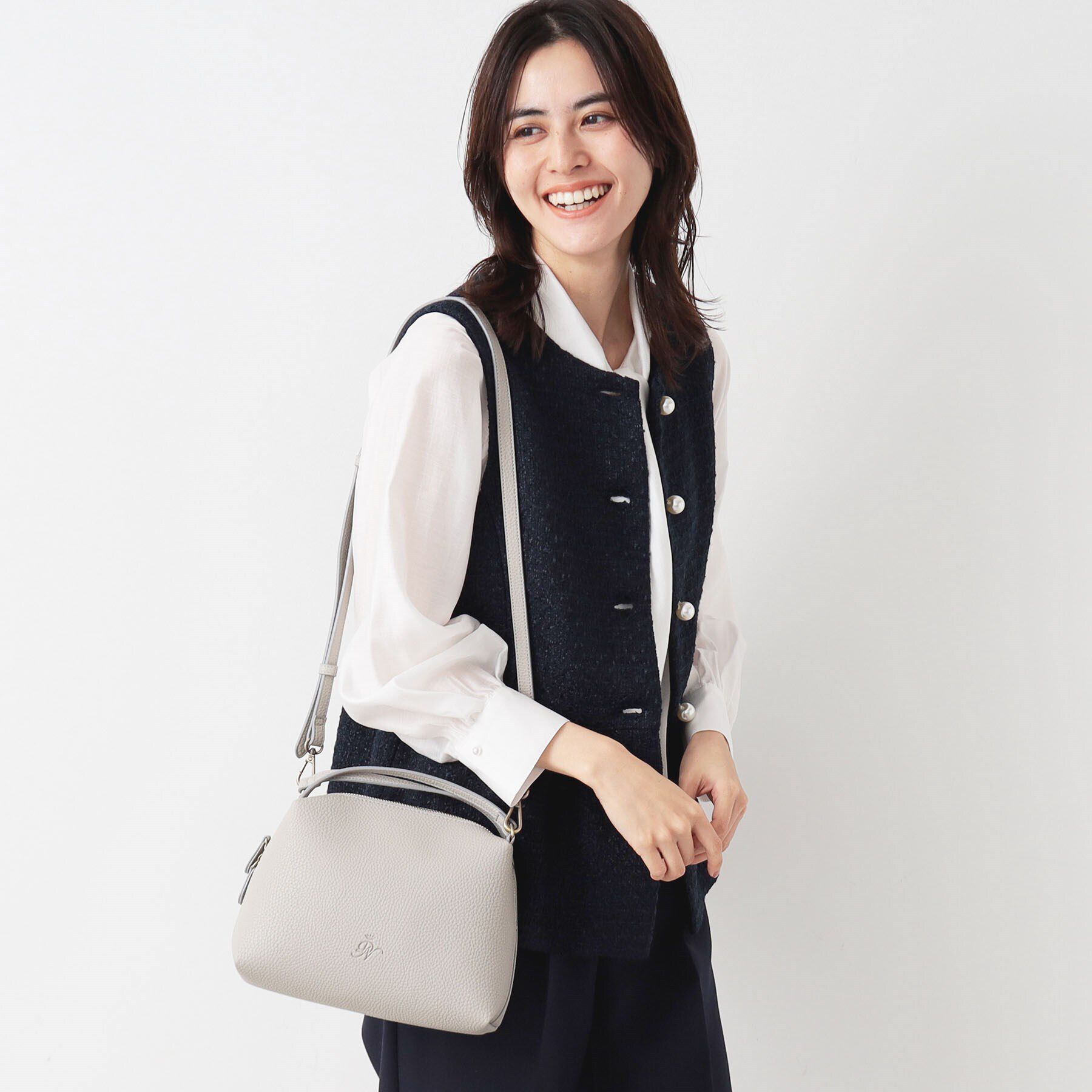 Dessin「3WAYオリジナルテープミニボストン」|ボストンバッグ|グレー(012)