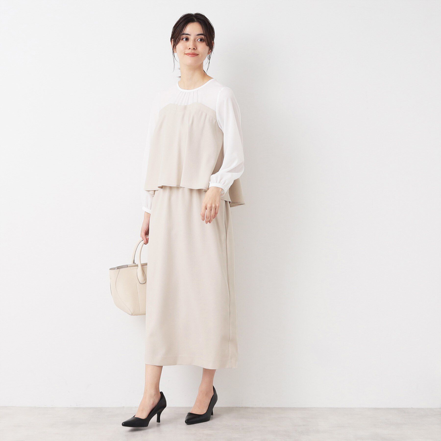 Dessin「【入卒/セレモニー/洗える】セットアップ風ワンピース」|ワンピース|