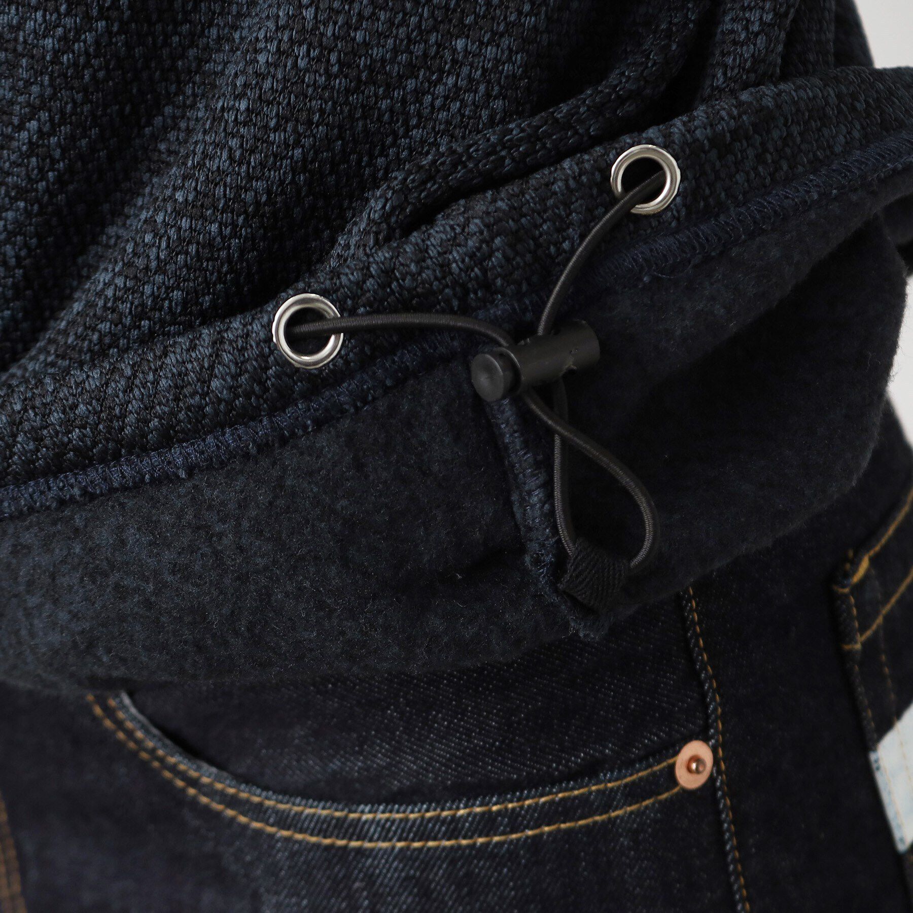 Dessin「【洗える】フリンジ調フーデットパーカ」|パーカー|