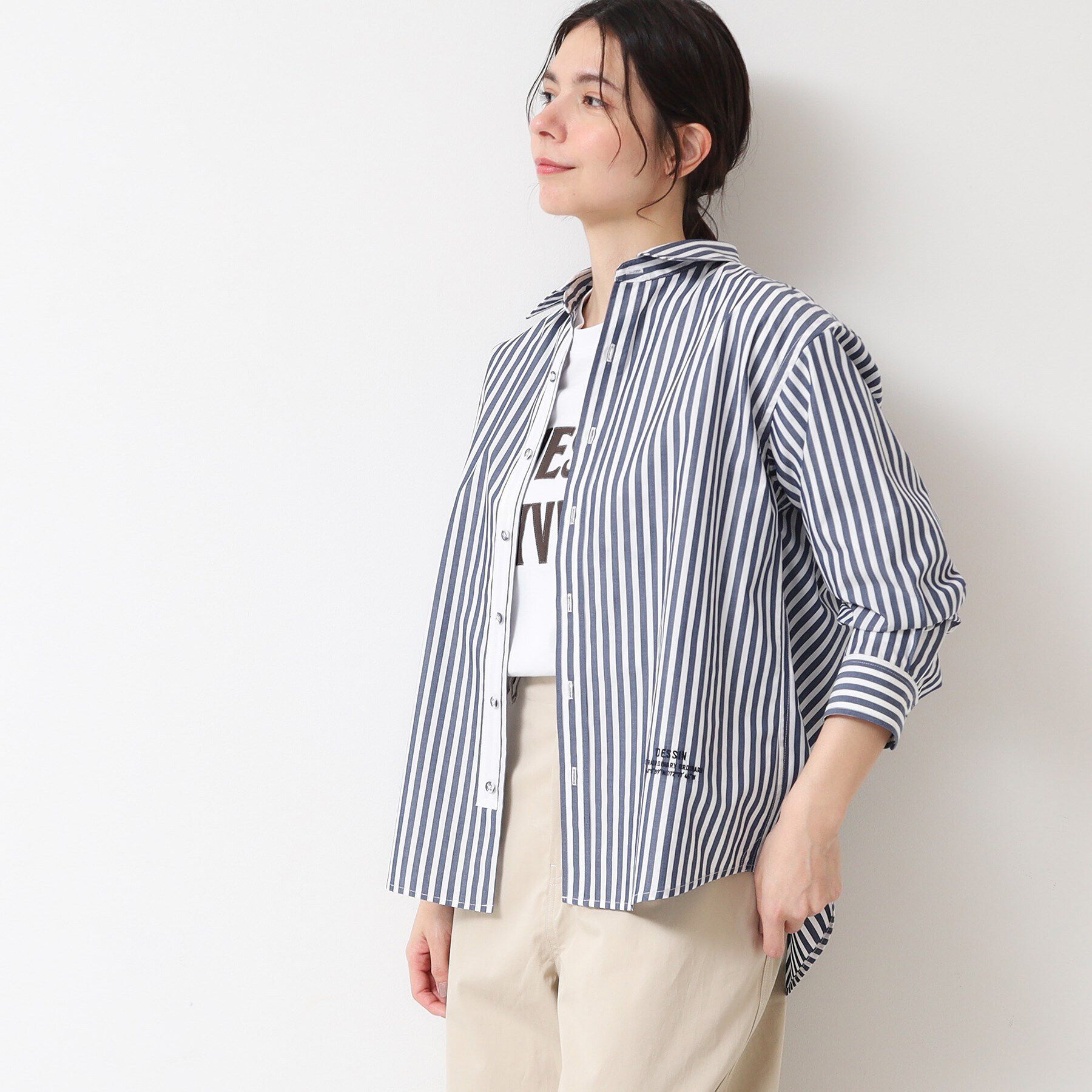 Dessin「【ユニセックス】ストライプシャツ」|シャツ・ブラウス|