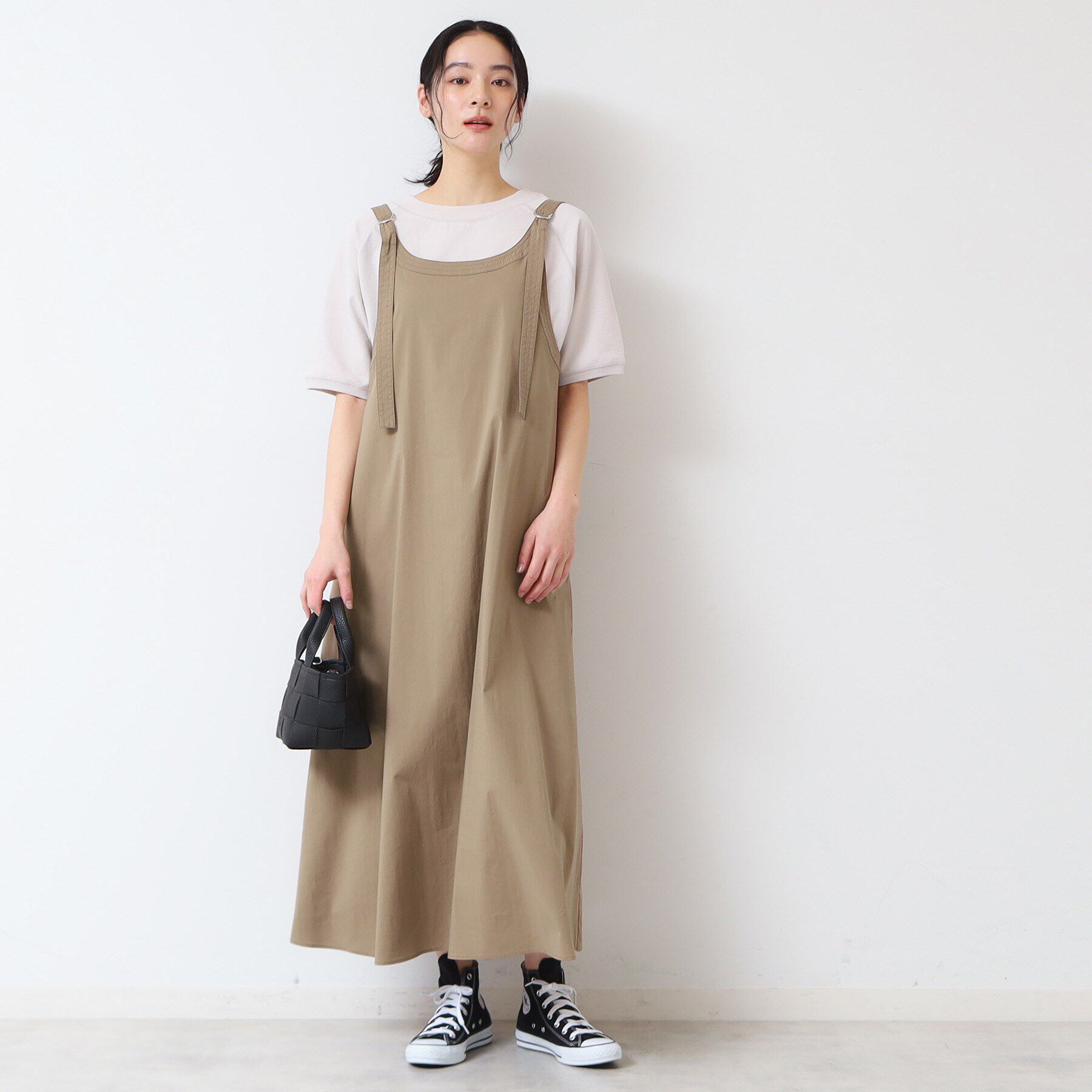 Dessin「【洗える】ベルト付きキャミワンピース」|ワンピース|