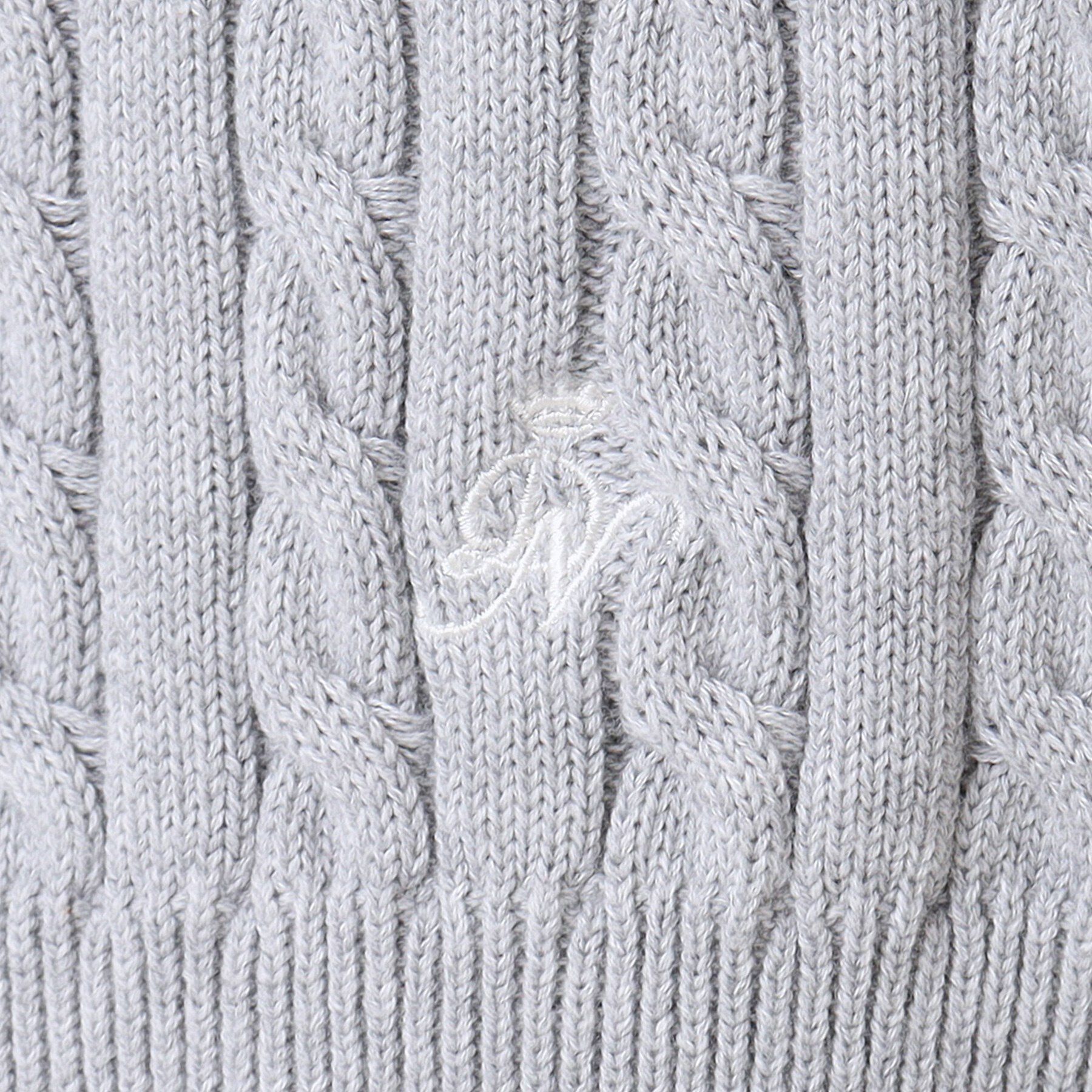 Dessin「【洗える】半袖ケーブルニットコットンカーディガン」|カーディガン|