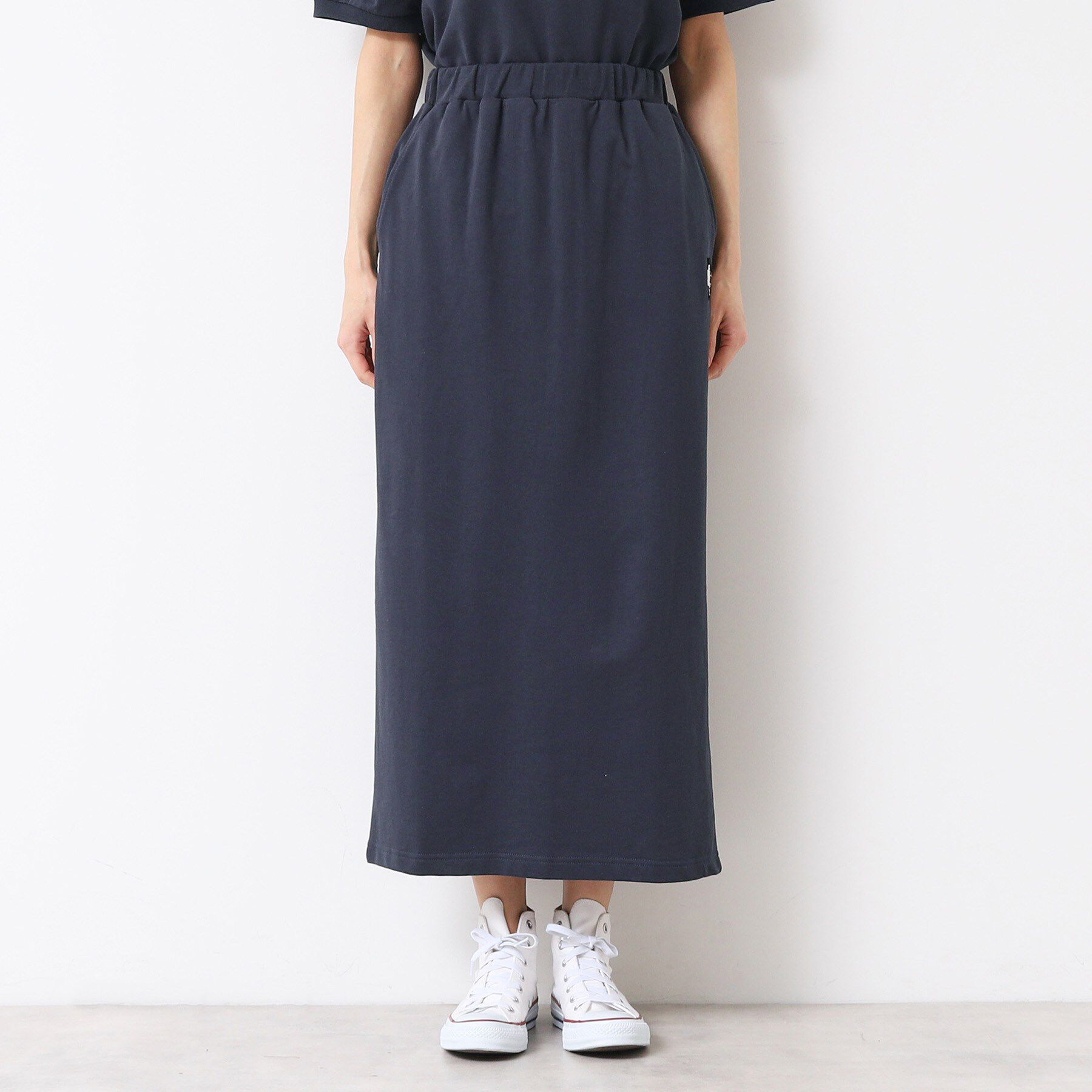 Dessin「【セットアップ可能・ウエストゴム・洗える】ミニ裏毛タイトスカート」|スカート|