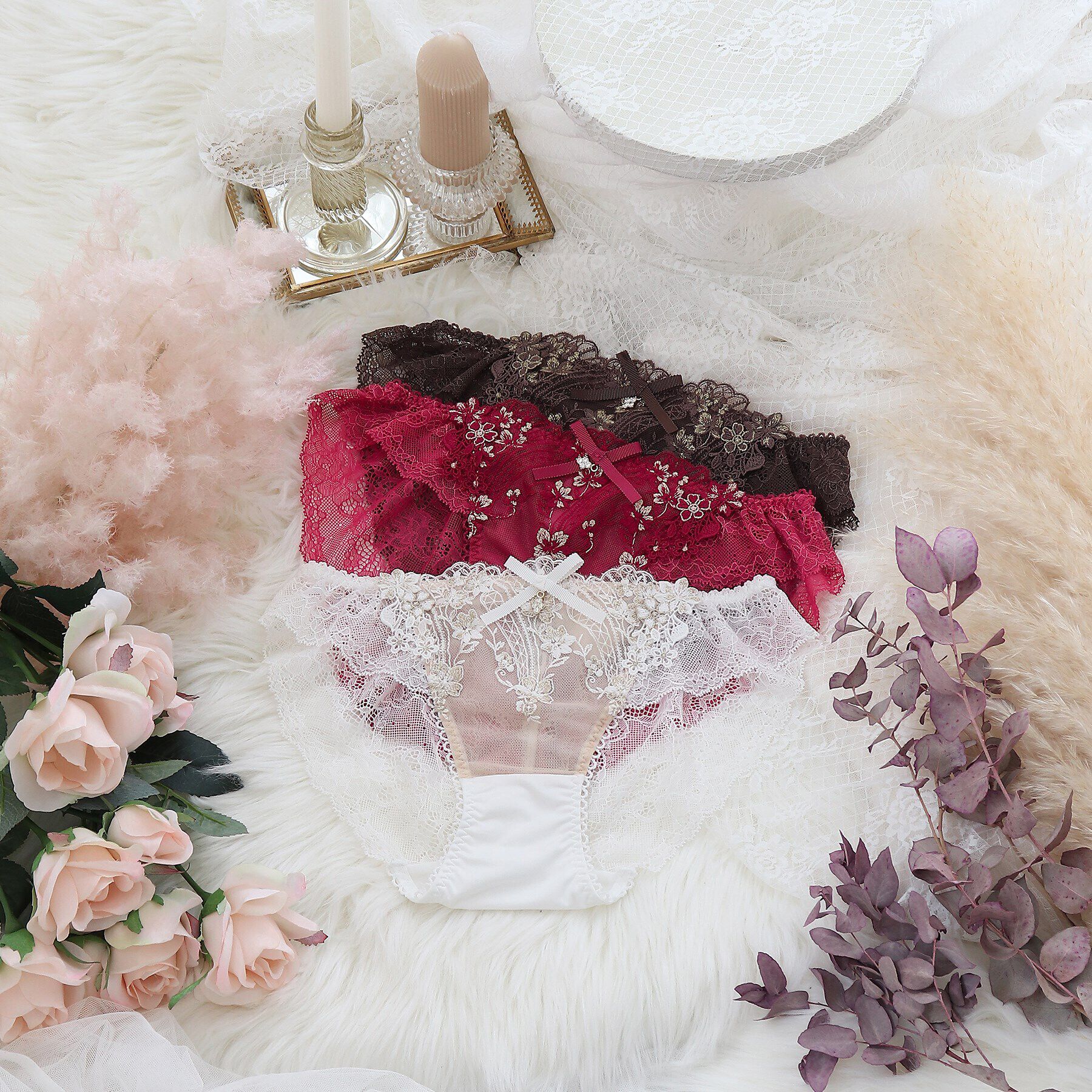 Risa Magli「フェリシテ レースショーツ」|インナー|