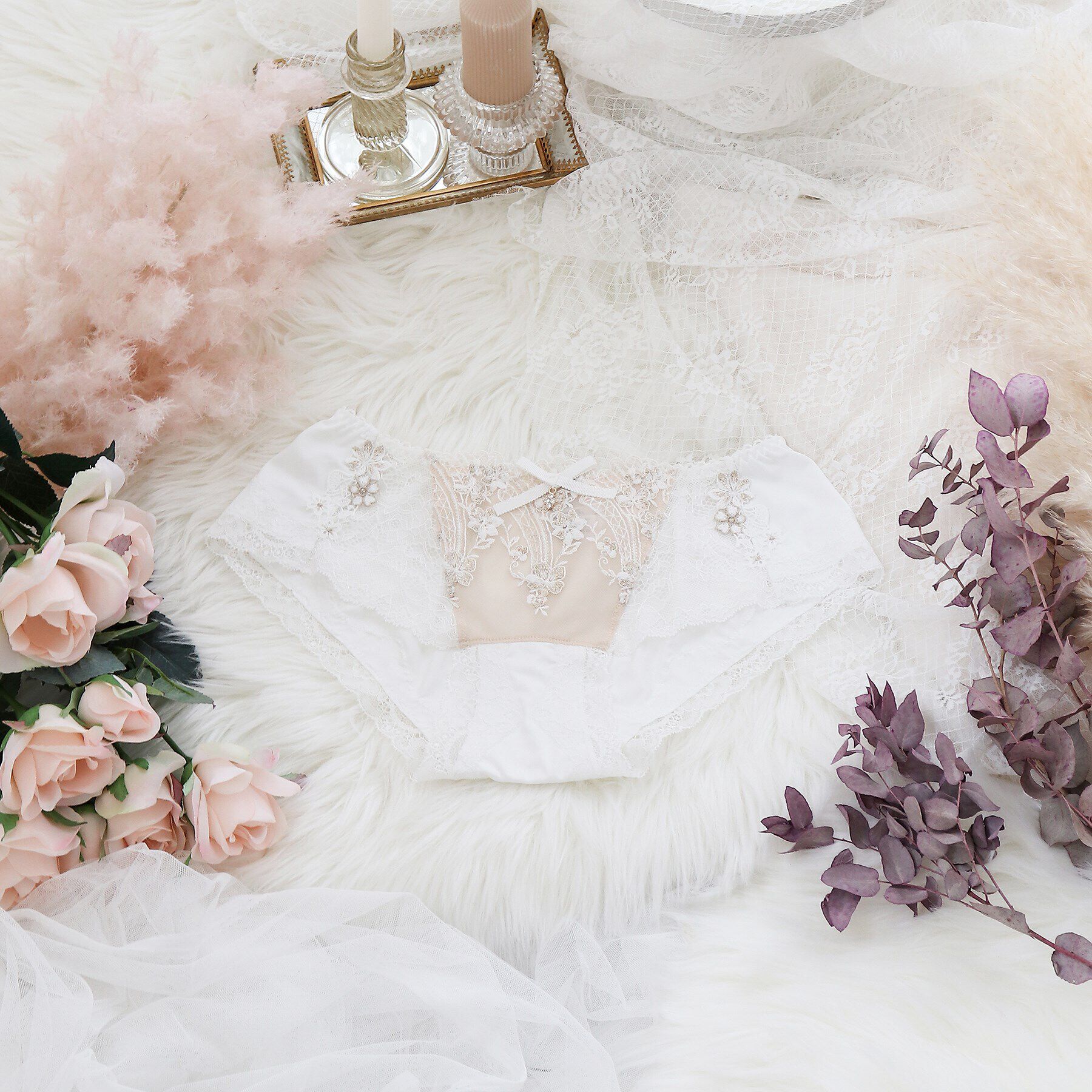 Risa Magli「フェリシテ ヒップハング」|インナー|ホワイト(001)