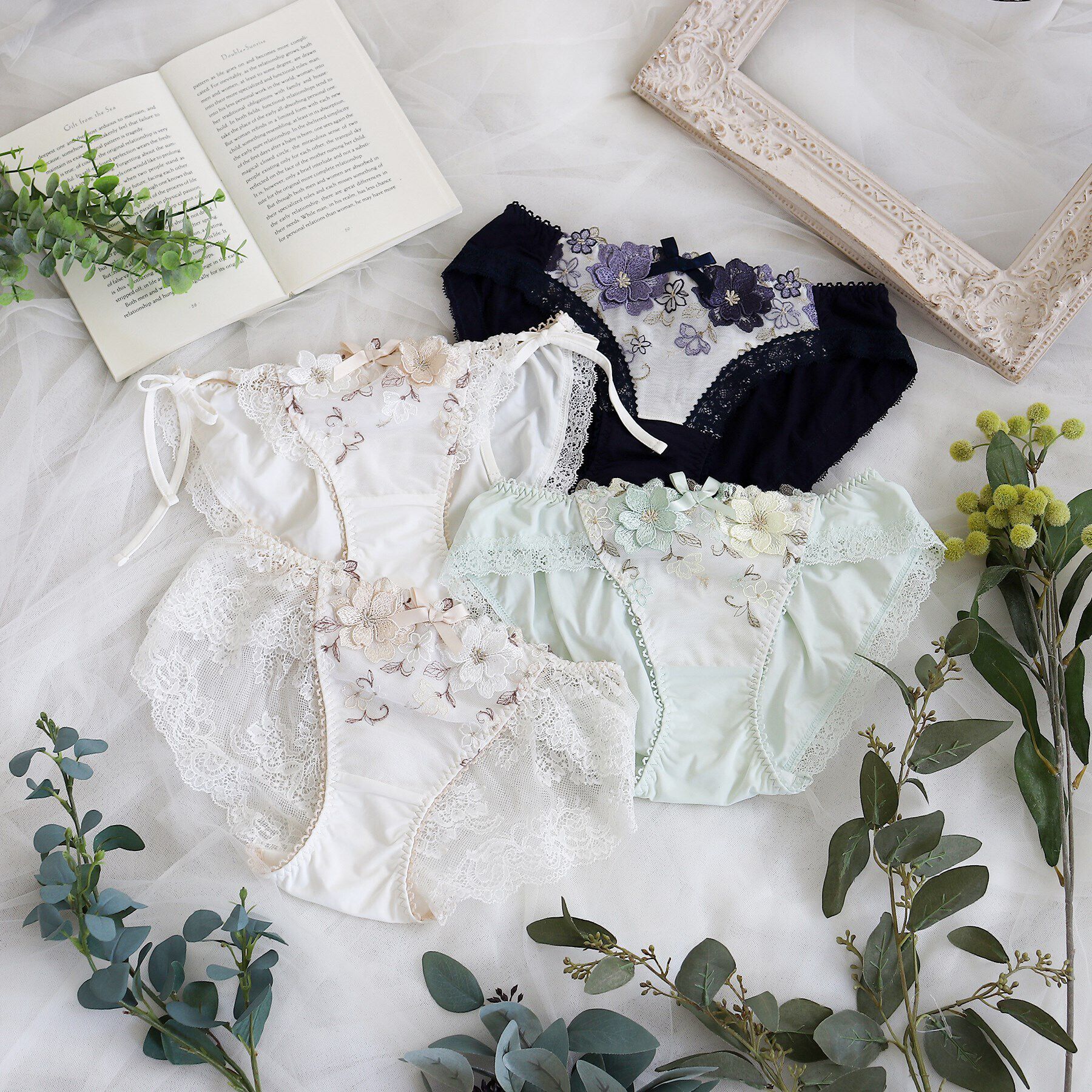 Risa Magli「アイヴィー リボンショーツ」|インナー|