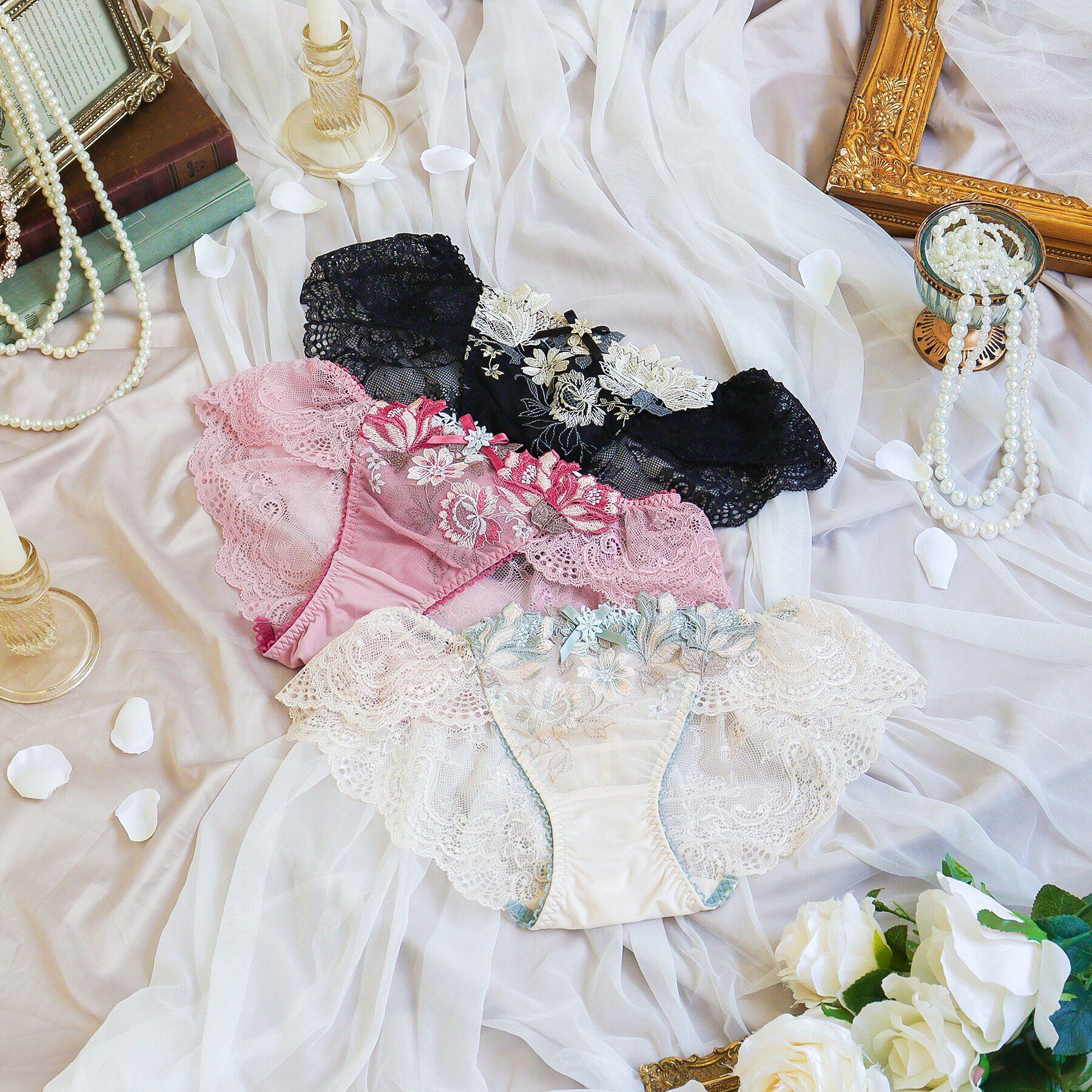 Risa Magli「アデラ レースショーツ」|インナー|