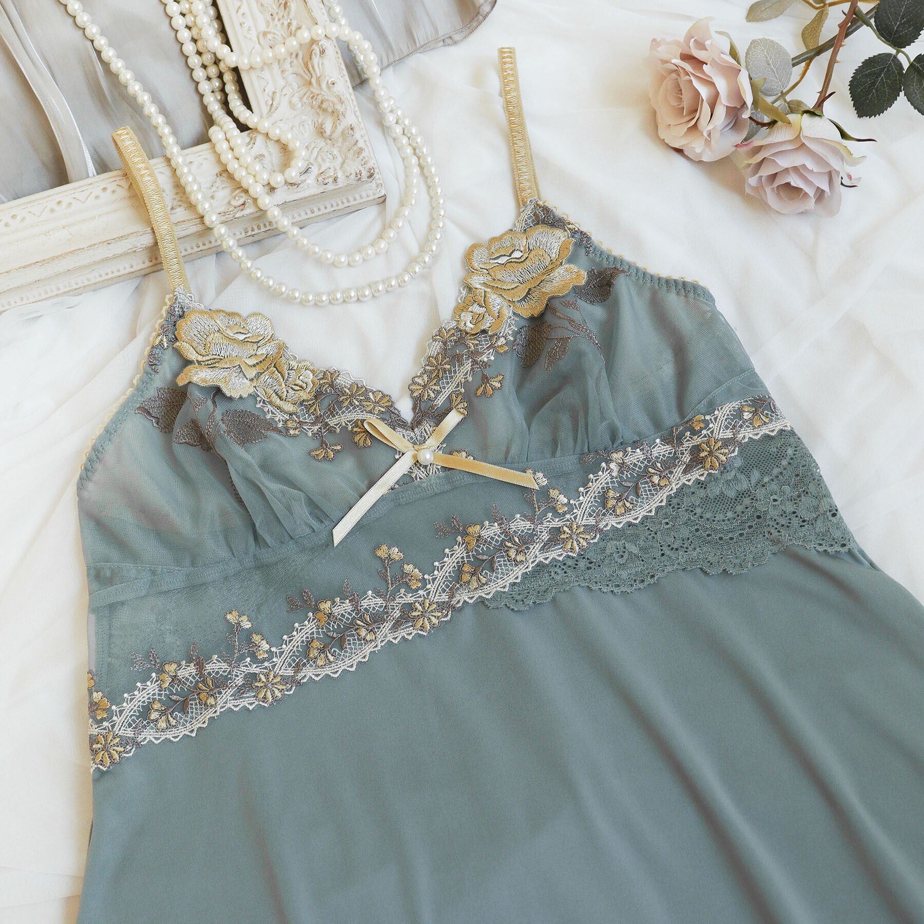 Risa Magli「フロリーナ スリップ」|キャミソール|