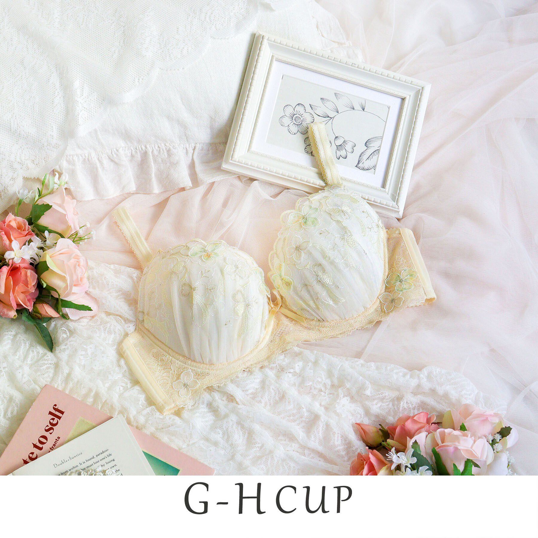 Risa Magli「マティア ブラジャー（G-H）＜バストアップタイプ＞」|インナー|イエロー(032)