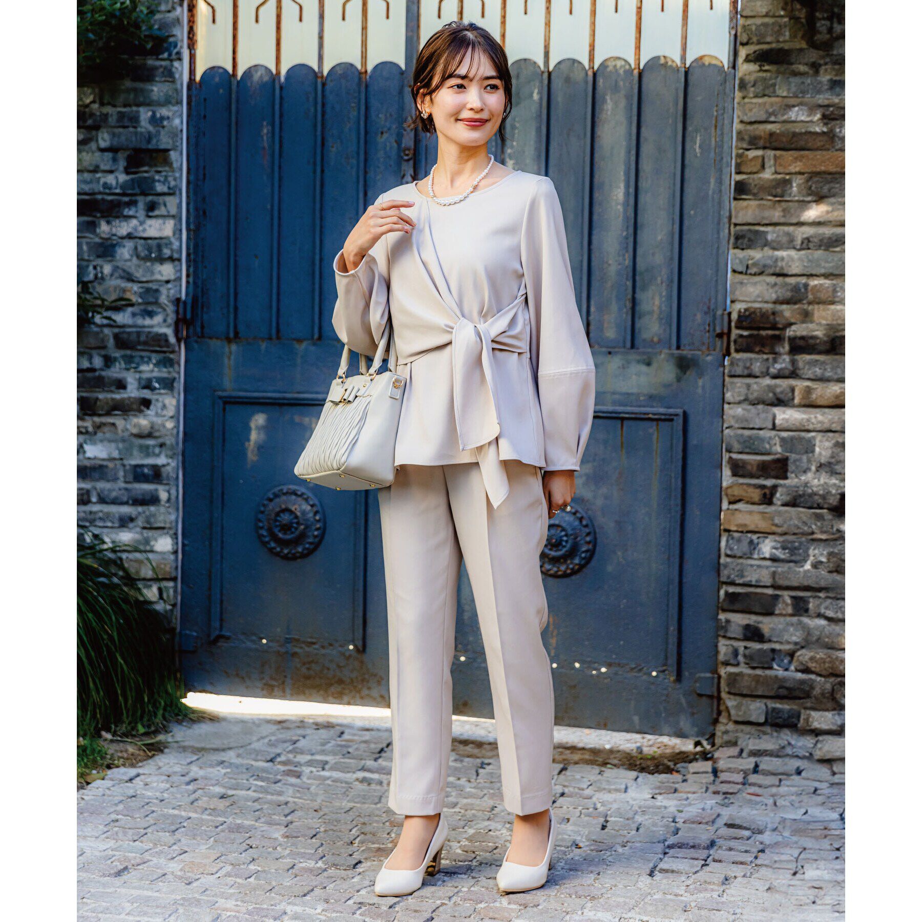 ITS&rsquo;DEMO「【通勤／手洗い可／吸水速乾】ツイルブラウス」|シャツ・ブラウス|