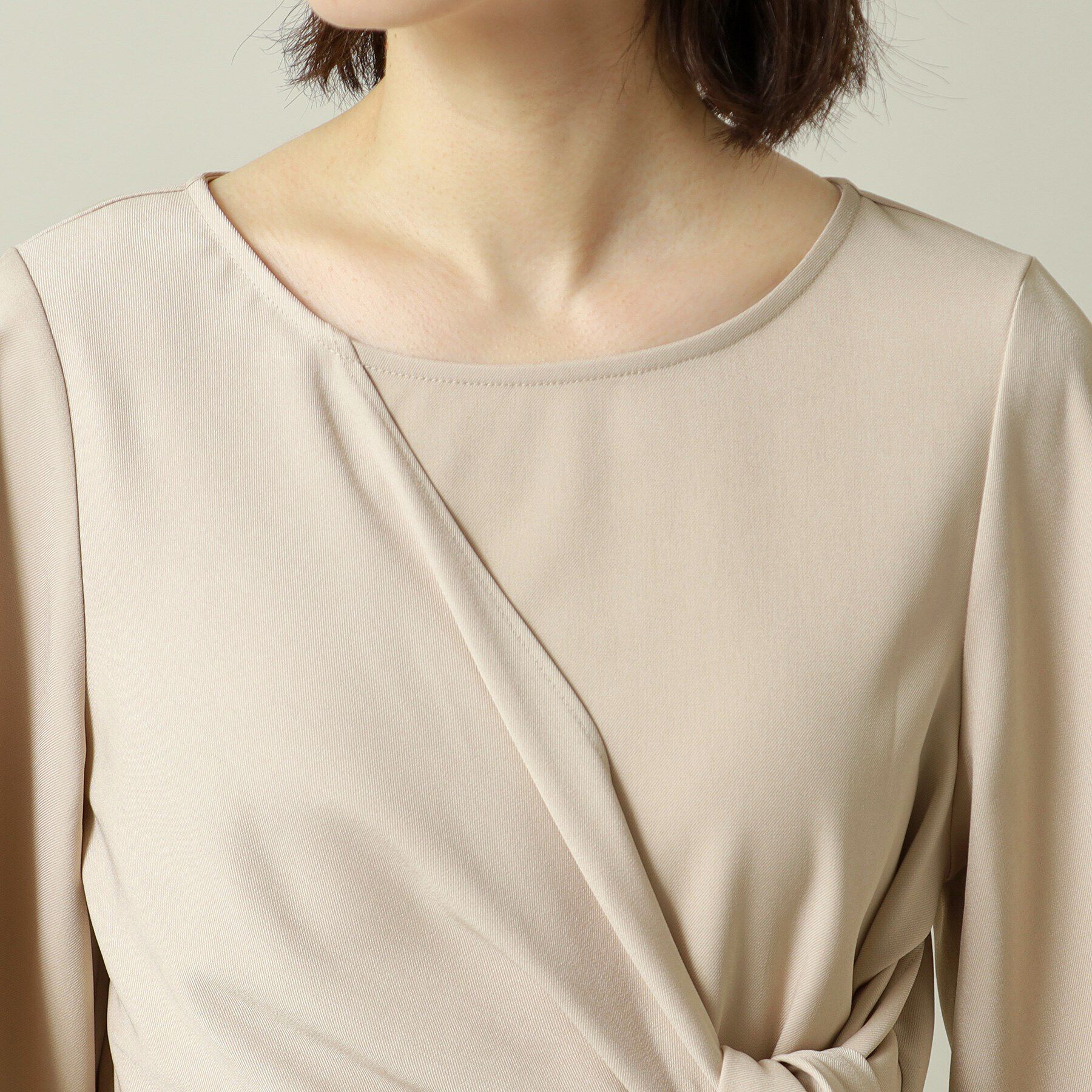 ITS&rsquo;DEMO「【通勤／手洗い可／吸水速乾】ツイルブラウス」|シャツ・ブラウス|