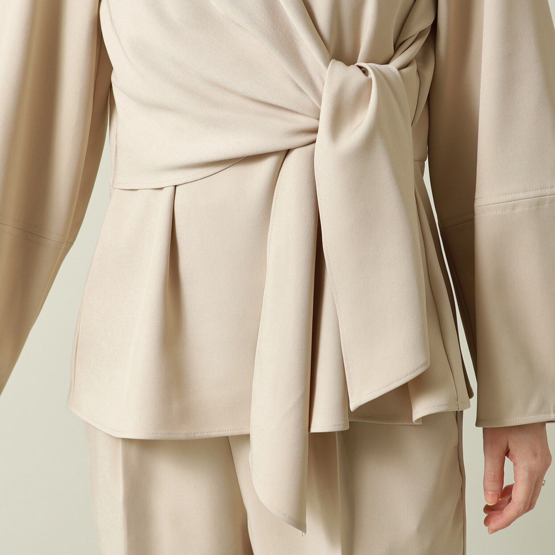 ITS&rsquo;DEMO「【通勤／手洗い可／吸水速乾】ツイルブラウス」|シャツ・ブラウス|