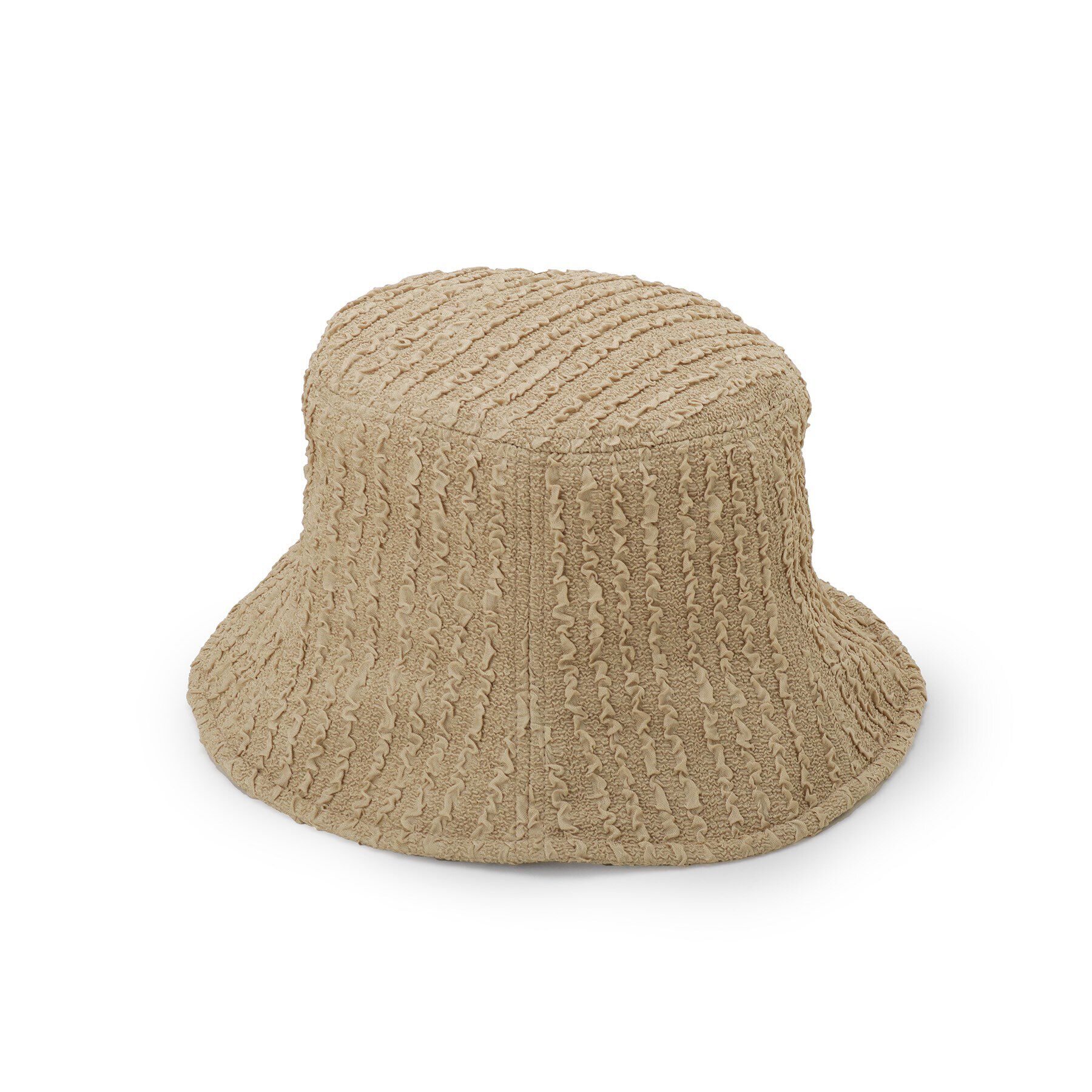 ITS&rsquo;DEMO「【UV／サイズ調整可】ラインジャカードバケットハット」|ハット|ベージュ(052)