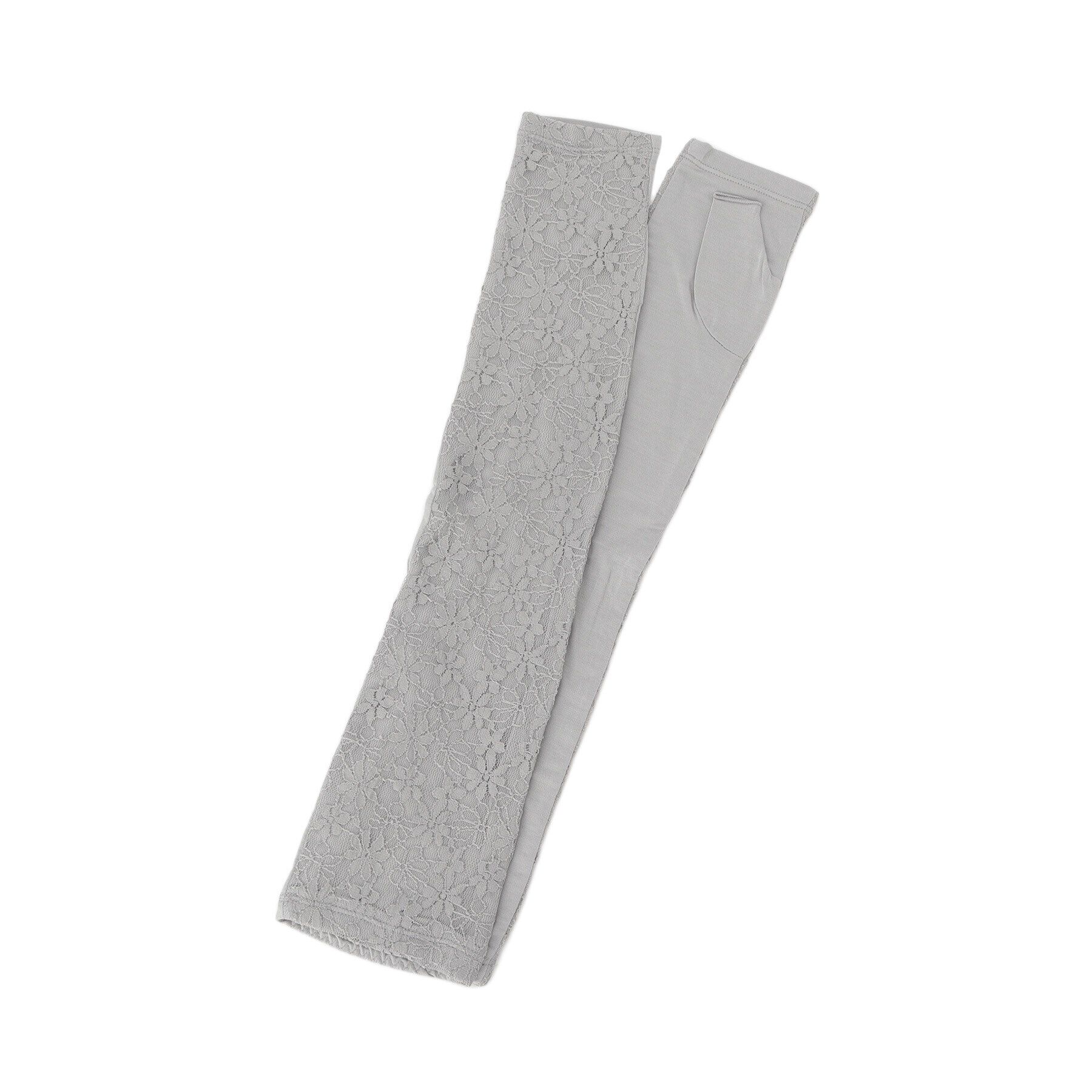 ITS&rsquo;DEMO「【接触冷感／UV／手洗い可】総レースアームカバー」|手袋|