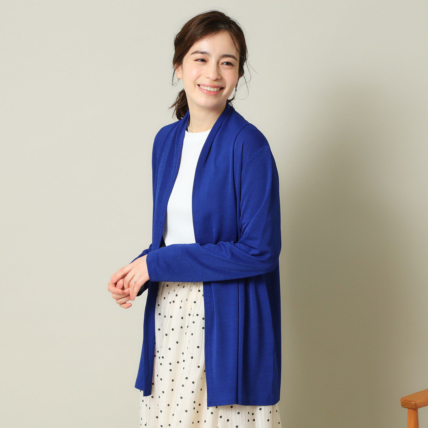 ITS&rsquo;DEMO「【UVカット／手洗い可】 着流しカーディガン」|カーディガン|