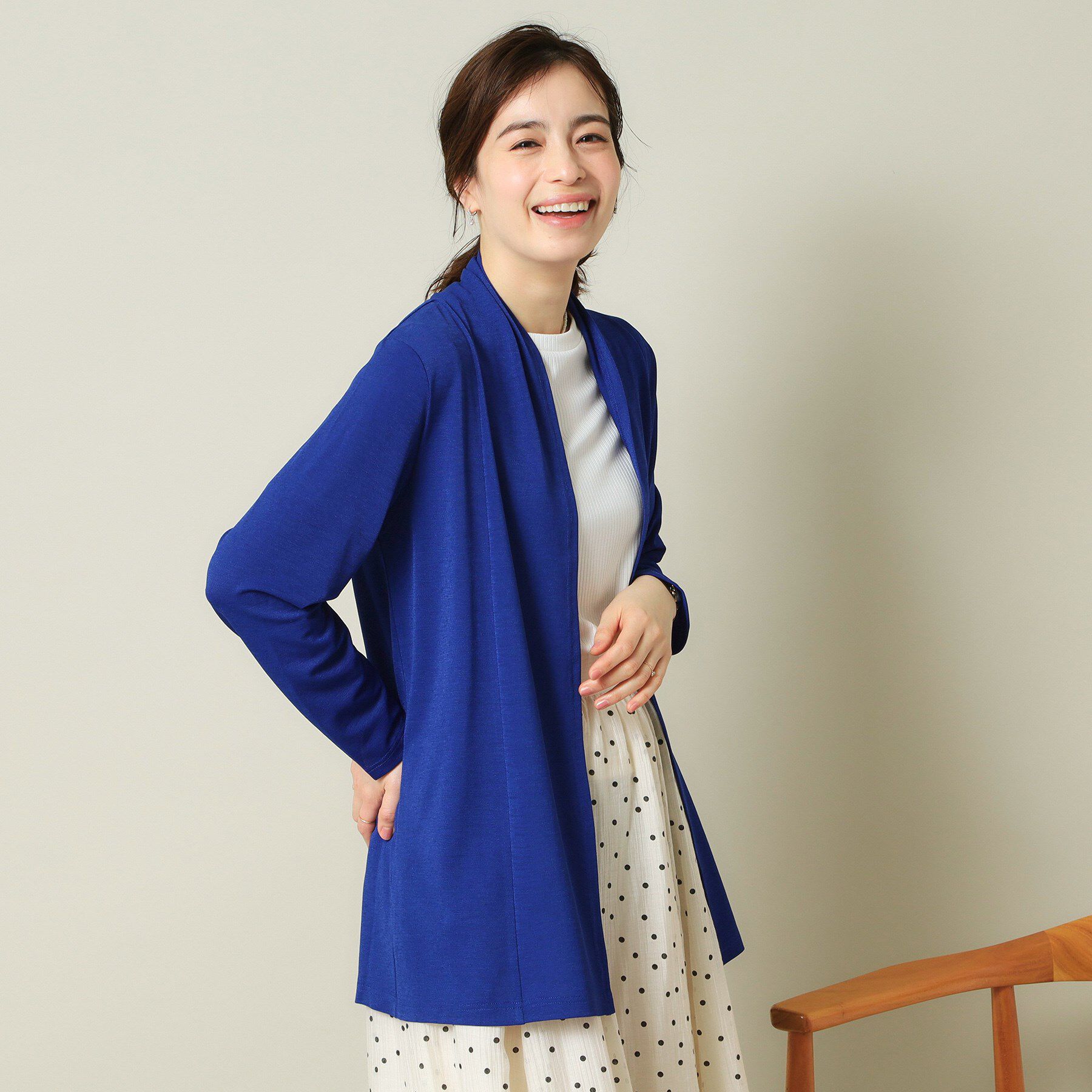 ITS&rsquo;DEMO「【UVカット／手洗い可】 着流しカーディガン」|カーディガン|