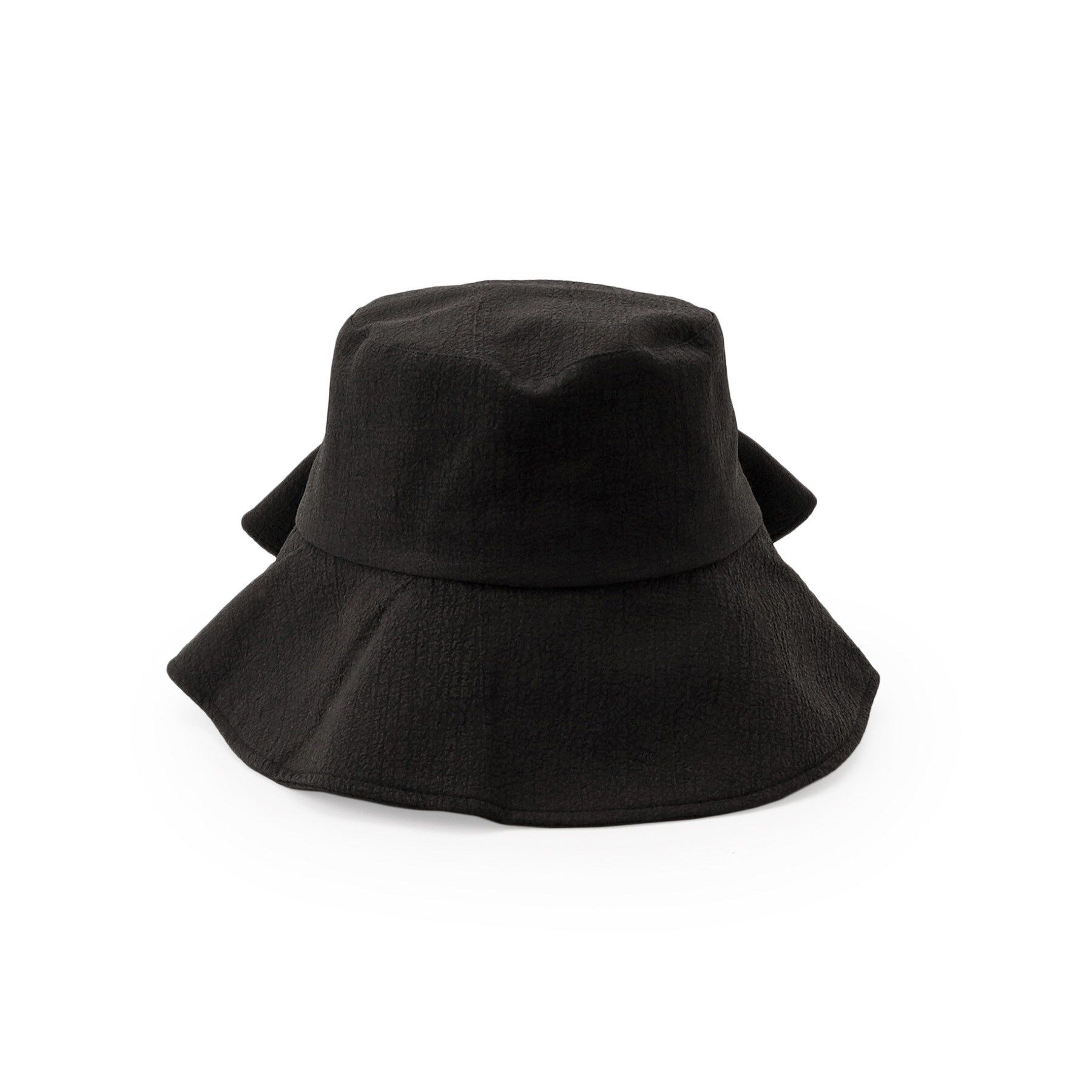 ITS&rsquo;DEMO「【サイズ調整可／手洗い可／UV】バックリボンスリットハット」|ハット|