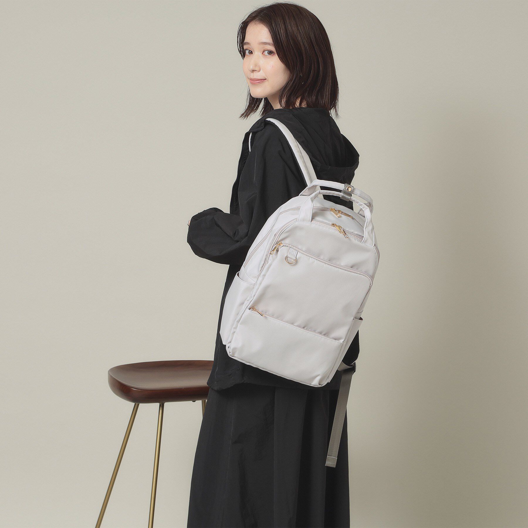 ITS&rsquo;DEMO「【旅行／通勤／マザーズバッグ】ツイル11ポケットリュック」|リュック|