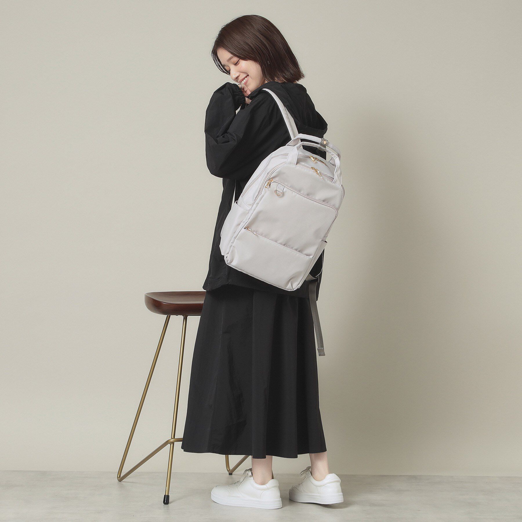 ITS&rsquo;DEMO「【旅行／通勤／マザーズバッグ】ツイル11ポケットリュック」|リュック|
