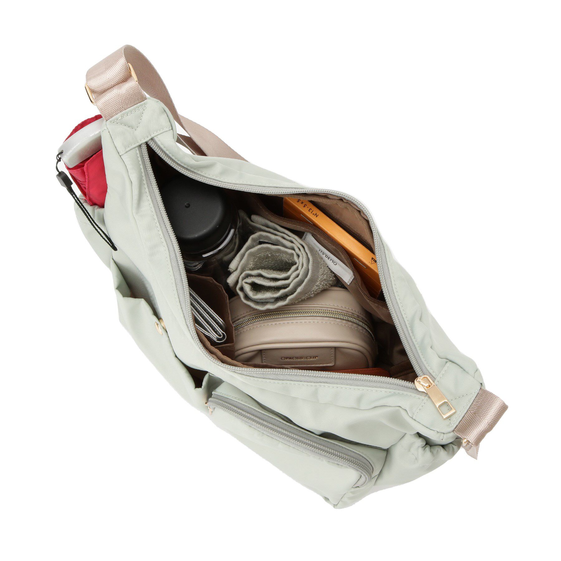 ITS&rsquo;DEMO「【旅行に】ツイル8ポケットショルダー」|ショルダー・メッセンジャー|